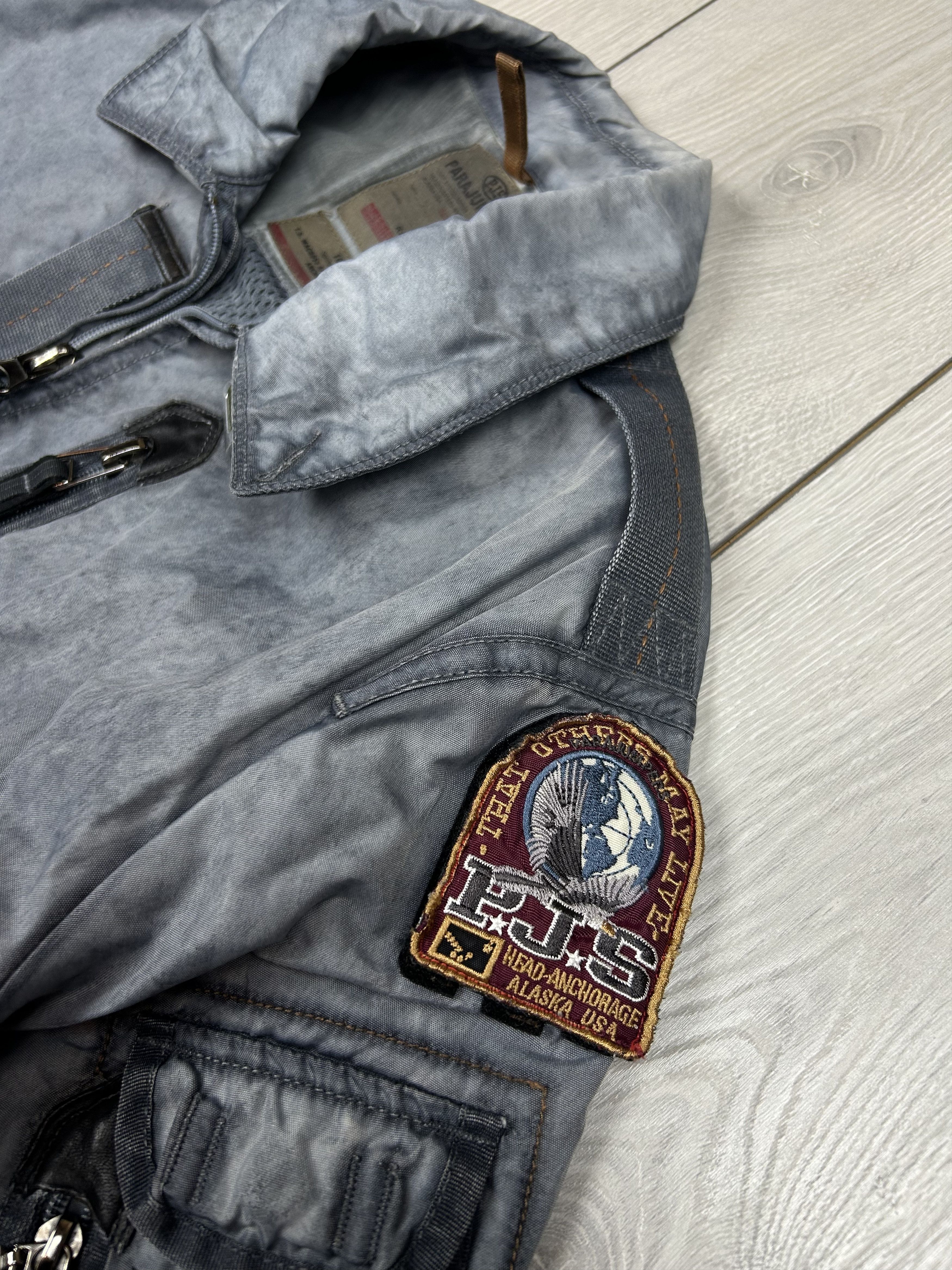 Parajumpers Parajumpers Mens Bomber Jacket Size L Grey Size US L / EU 52-54 / 3 - 6 Thumbnail