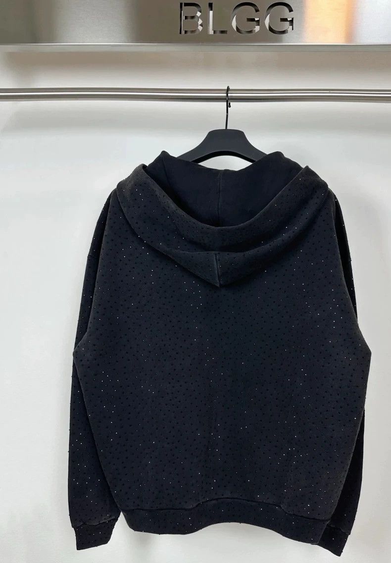 Balenciaga Balenciaga Mantianxing rhinestone zipper hoodie Size US M / EU 48-50 / 2 - 2 Thumbnail