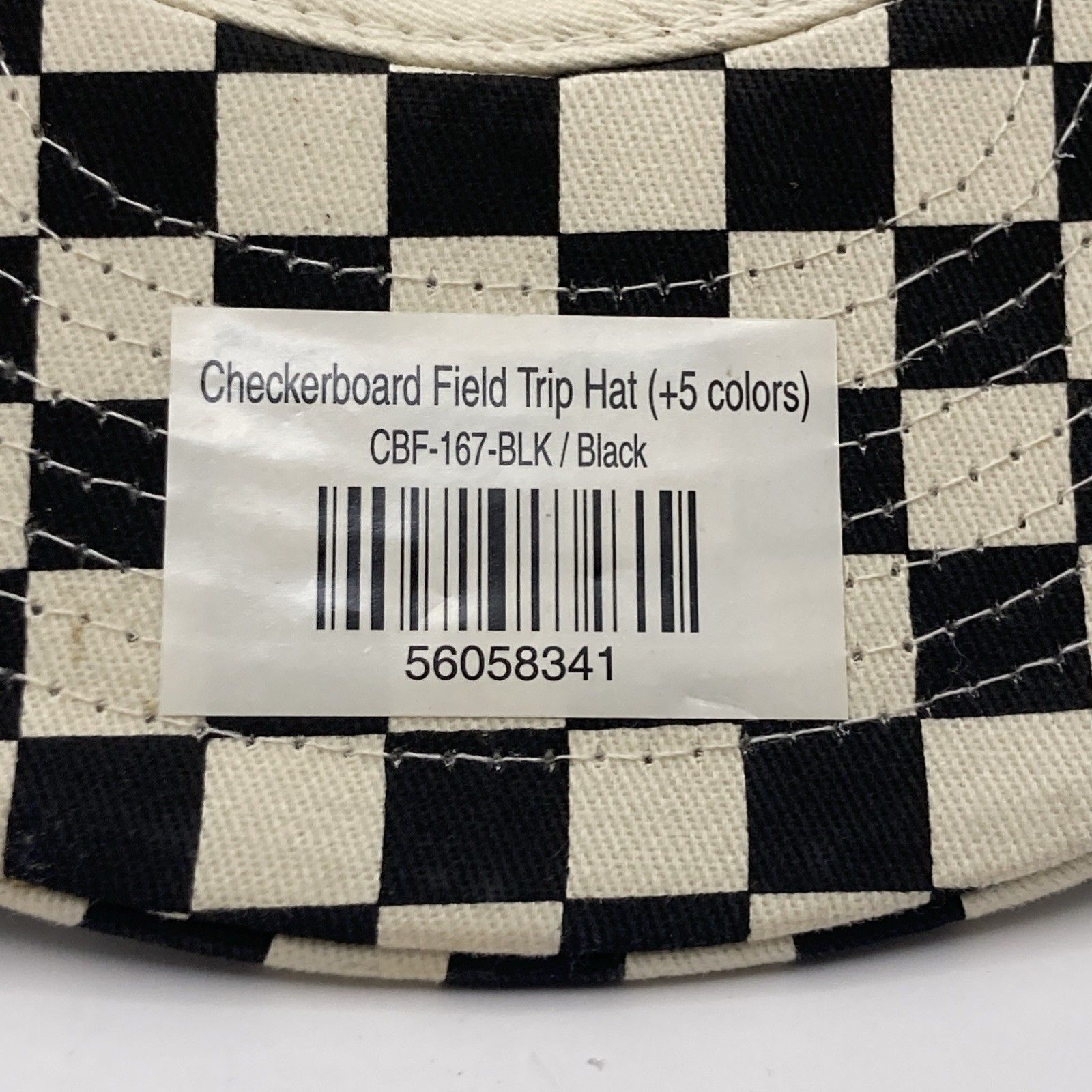 Other Liquid Death Checkered Hat OS Strap "Murder Your Thirst Cap" Size ONE SIZE - 6 Thumbnail