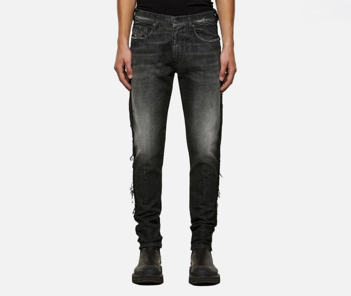 Diesel 🇺🇸 Diesel D-Strukt Slim 009HY Stretch Jeans Punk Opium Style Size US 33 - 1 Thumbnail