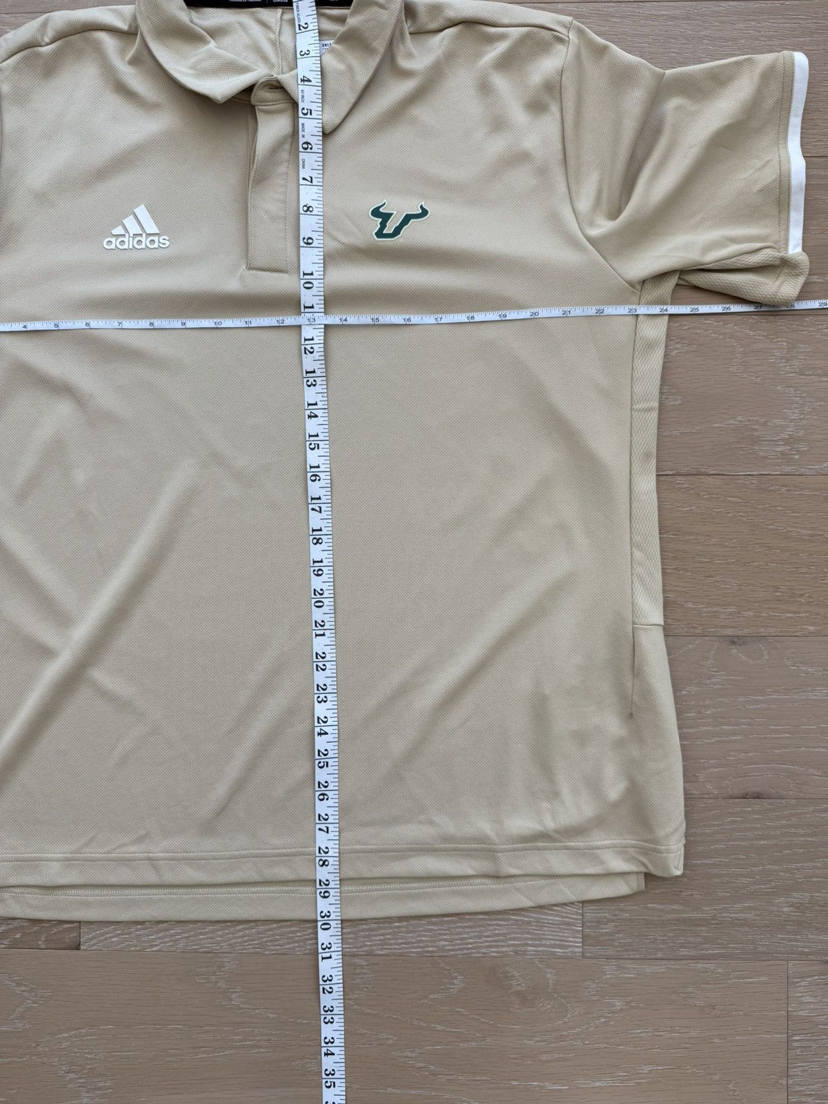 Adidas University of South Florida Bulls Lightweight Sport Polo Size US XL / EU 56 / 4 - 4 Thumbnail
