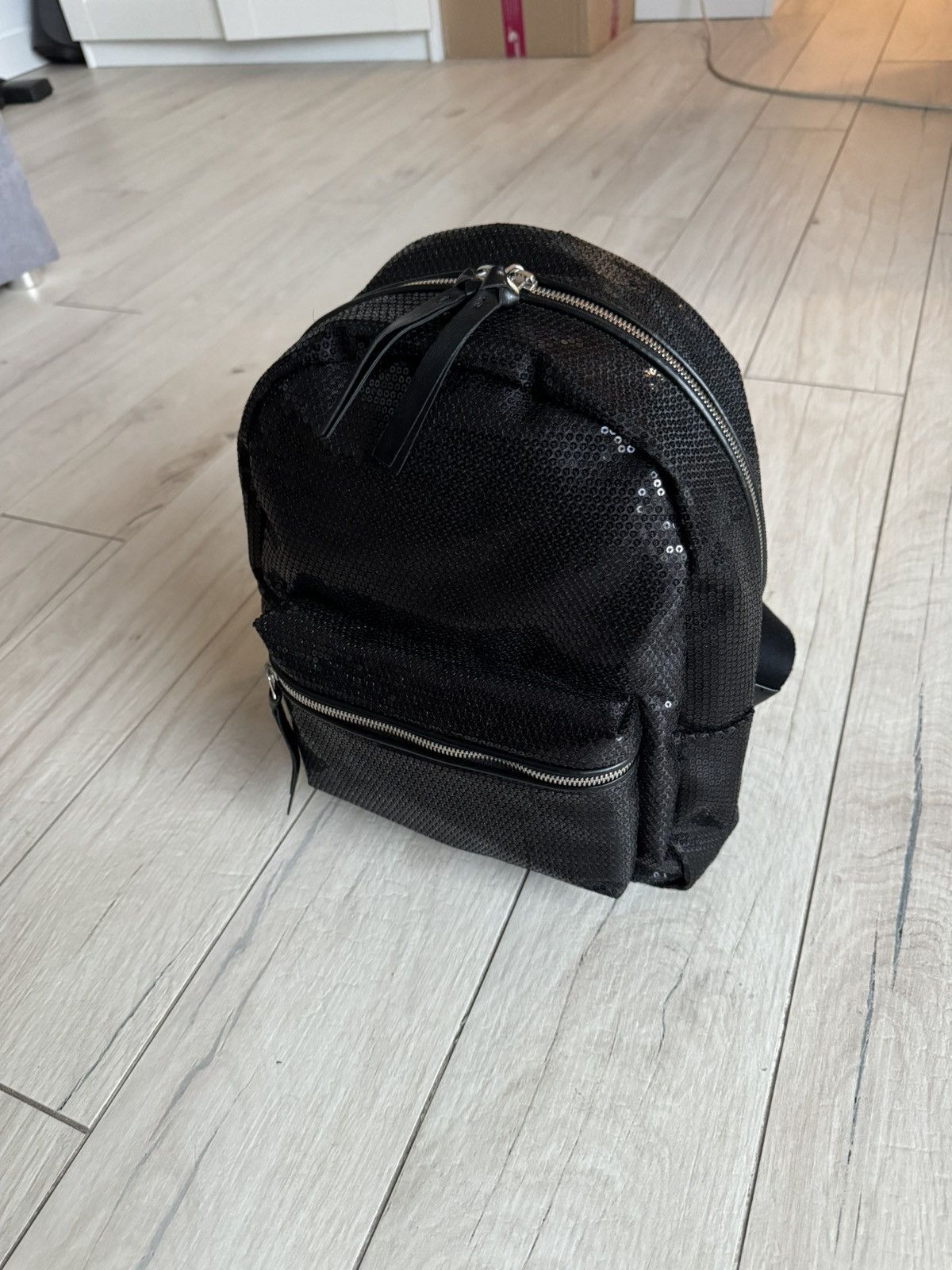 Maison Margiela DSWT! FW17 Beads Needlework Maison Margiela Black Backpack Size ONE SIZE - 6 Thumbnail