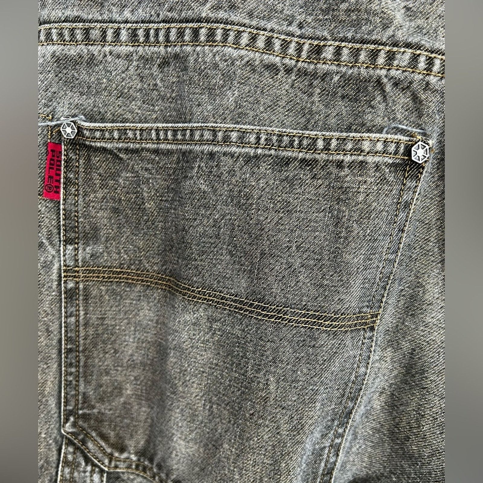 Southpole Vintage Southpole Denim Jean 38 Brown Baggy Carpenter Y2K Size US 38 / EU 54 - 10 Thumbnail