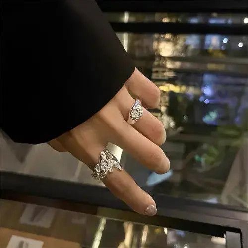 Designer Vintage half-open ring Size ONE SIZE - 2 Thumbnail