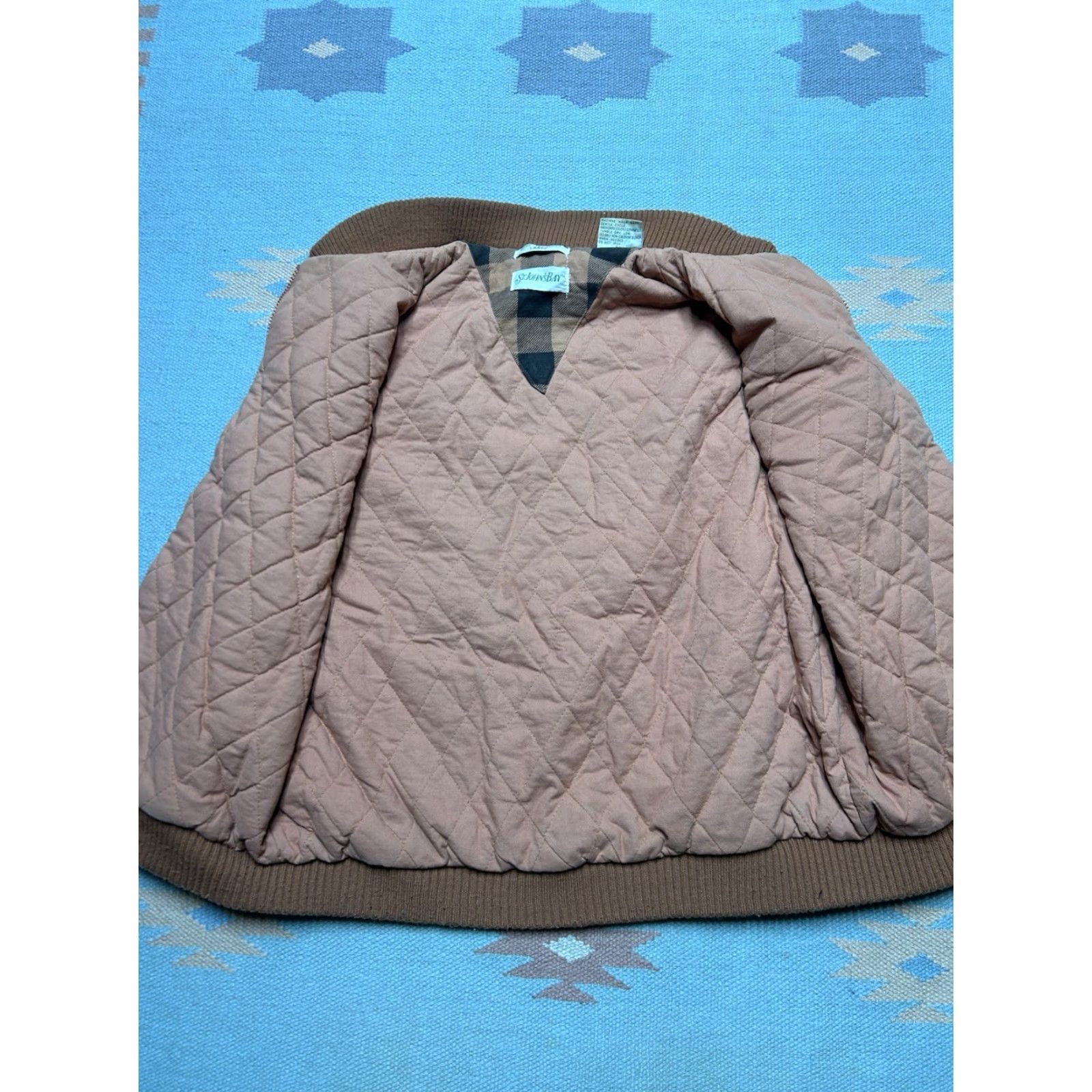 Vintage VINTAGE St. John’s Bay Corduroy Jacket Vest Quilted Lined Burnt Orange Men’s Large Size US L / EU 52-54 / 3 - 6 Thumbnail