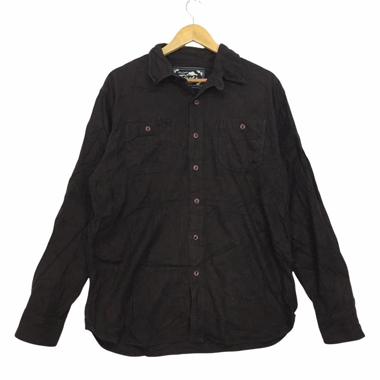 Roots Vtg ROOTS Button Up Work Shirt Workwear Clothing Size US L / EU 52-54 / 3 - 1 Thumbnail