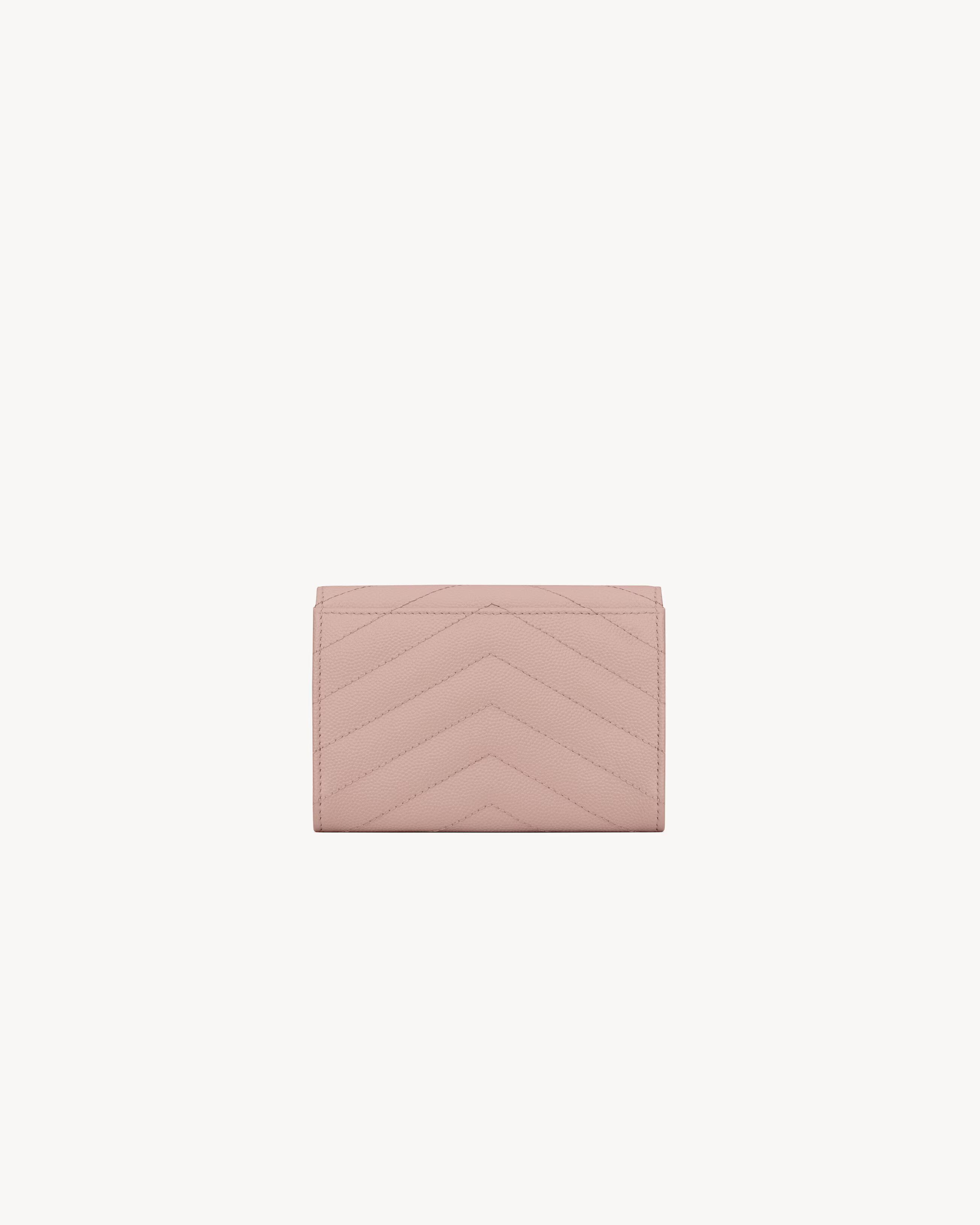 Saint Laurent Paris o1b1hav110225 Size: OS / Cassandre Small Card Case Pale Pink Size ONE SIZE - 2 Thumbnail