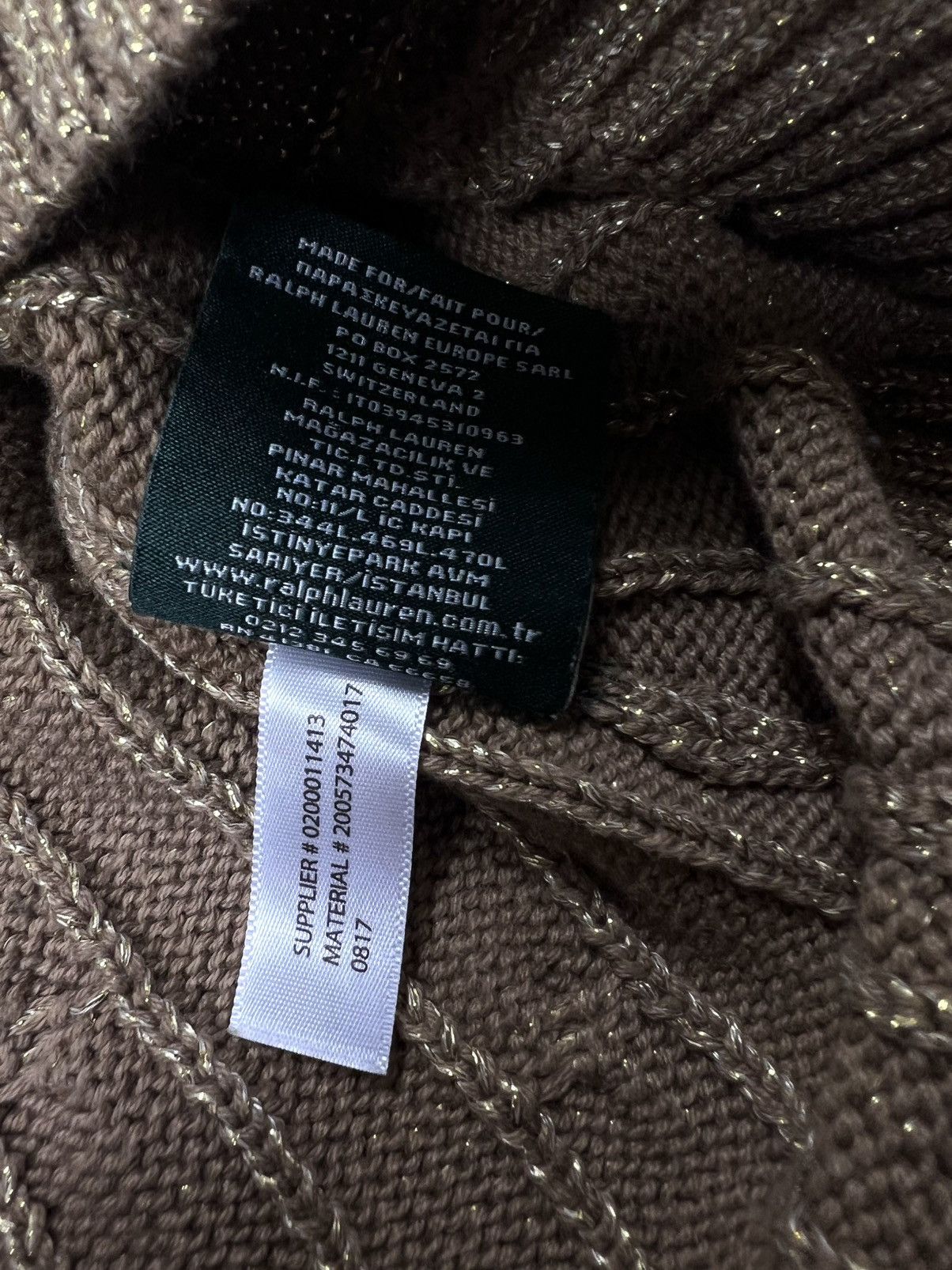 Louis Vuitton Lauren Ralph Lauren Cable Knit Sweater Size XL / US 12-14 / IT 48-50 - 6 Thumbnail