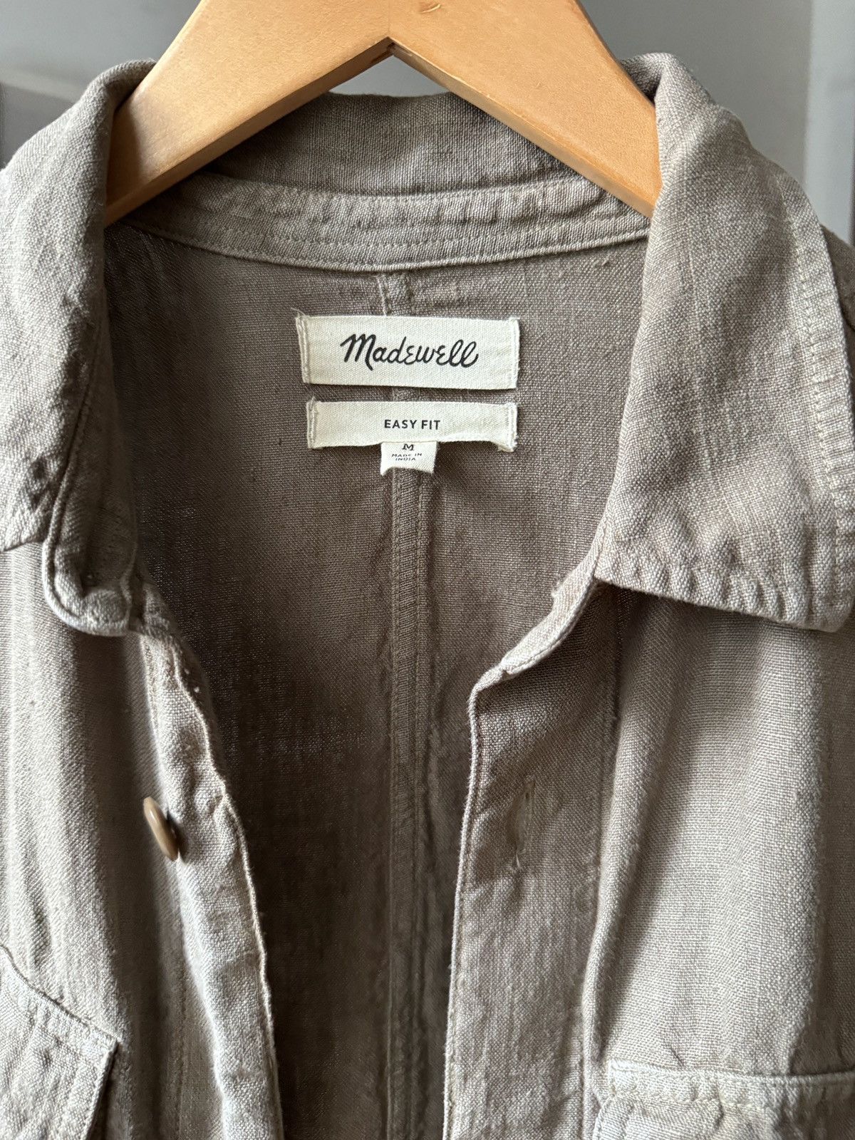Madewell Madewell Heavy Linen Shirt Jacket Size US M / EU 48-50 / 2 - 2 Thumbnail