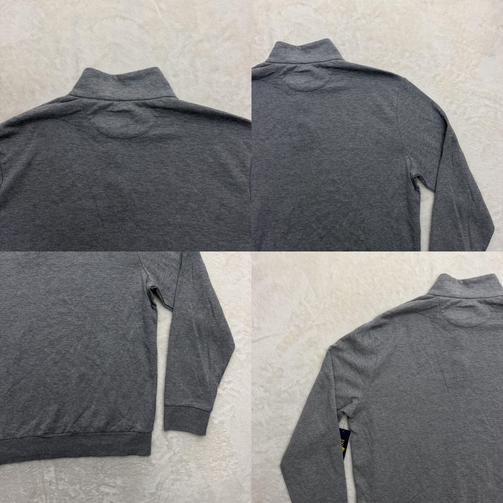 Polo Ralph Lauren Polo Ralph Lauren Sweatshirt Mens Large Gray Mock Neck Blair’s Pullover Logo Jersey Cotton Polyester Size US L / EU 52-54 / 3 - 9 Thumbnail
