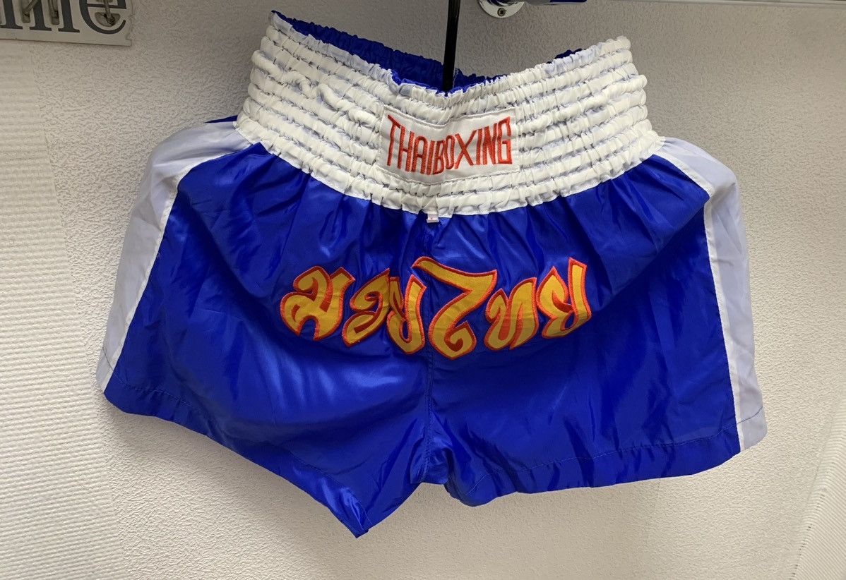Other THAIBOXING Thai Boxing vintage shorts 34 L sz muay-Thai Size US 34 / EU 50 - 2 Thumbnail