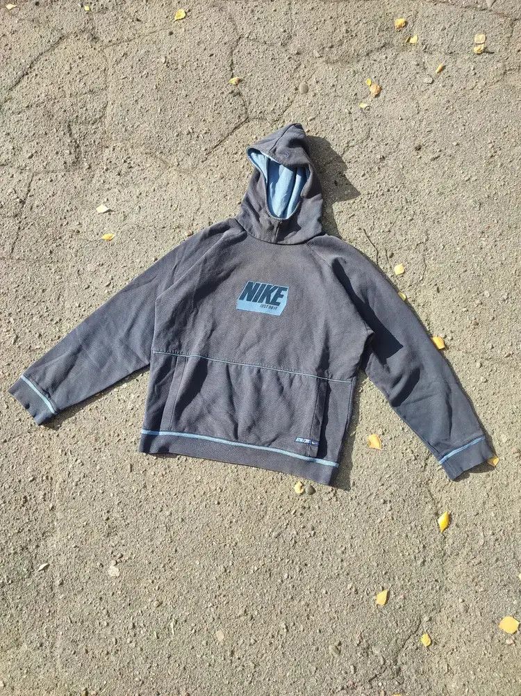 Nike × Vintage Nike Y2k Swoosh Logo vintage hoodie Size US M / EU 48-50 / 2 - 2 Thumbnail