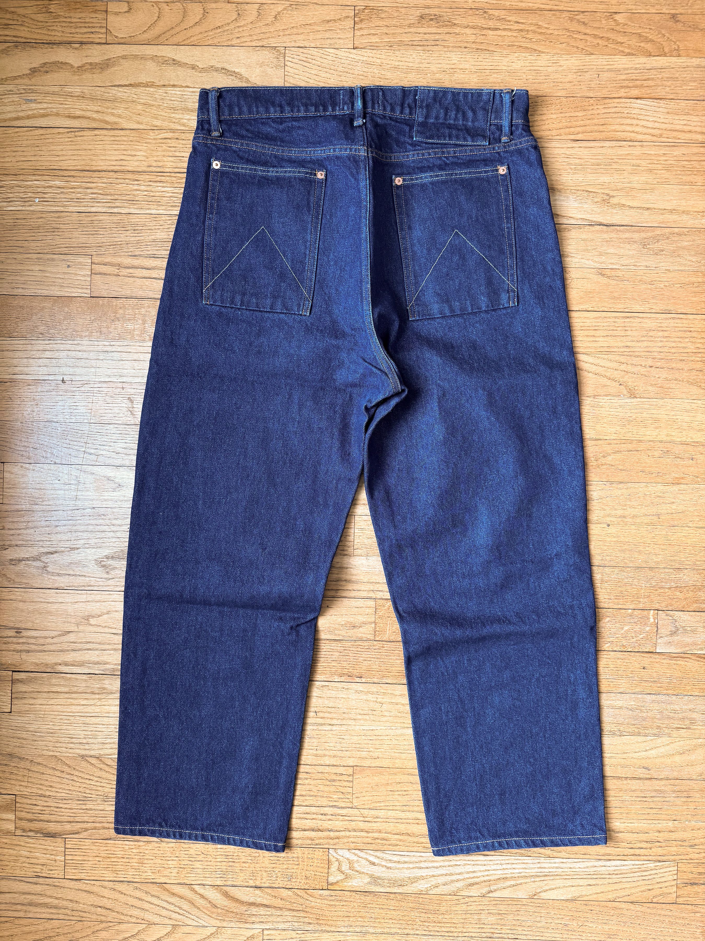 CARSON WACH Carson Wach The Original 333 Classic Raw Indigo Denim Jeans Size US 34 / EU 50 - 1 Thumbnail