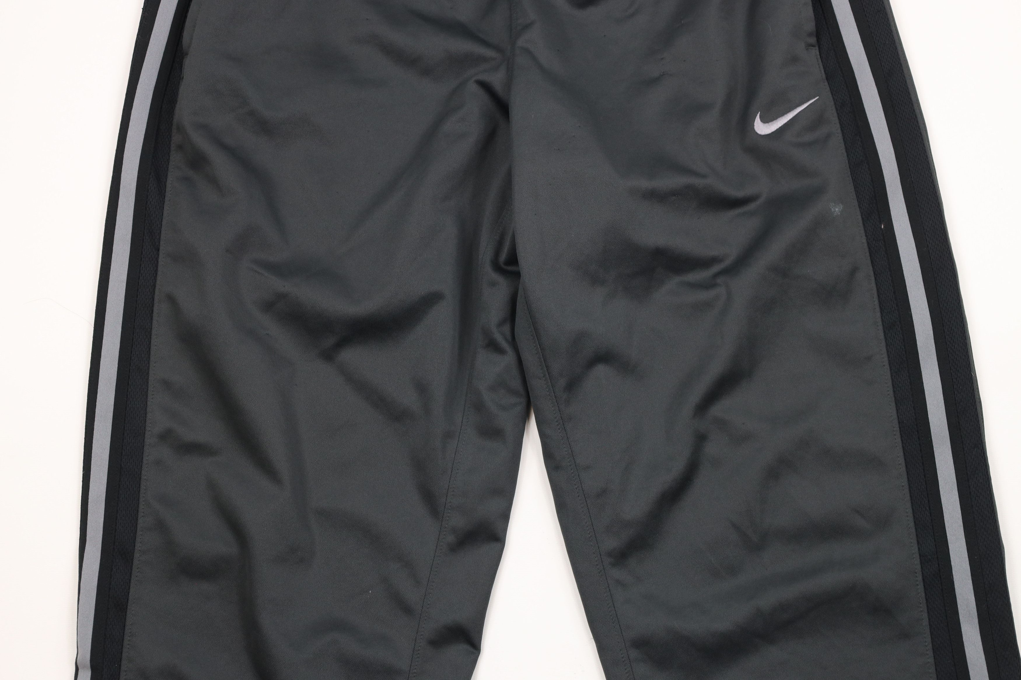 Nike × Vintage Vintage Nike Travis Scott Mini Swoosh Striped Wide Leg Pants Size US 36 / EU 52 - 3 Thumbnail