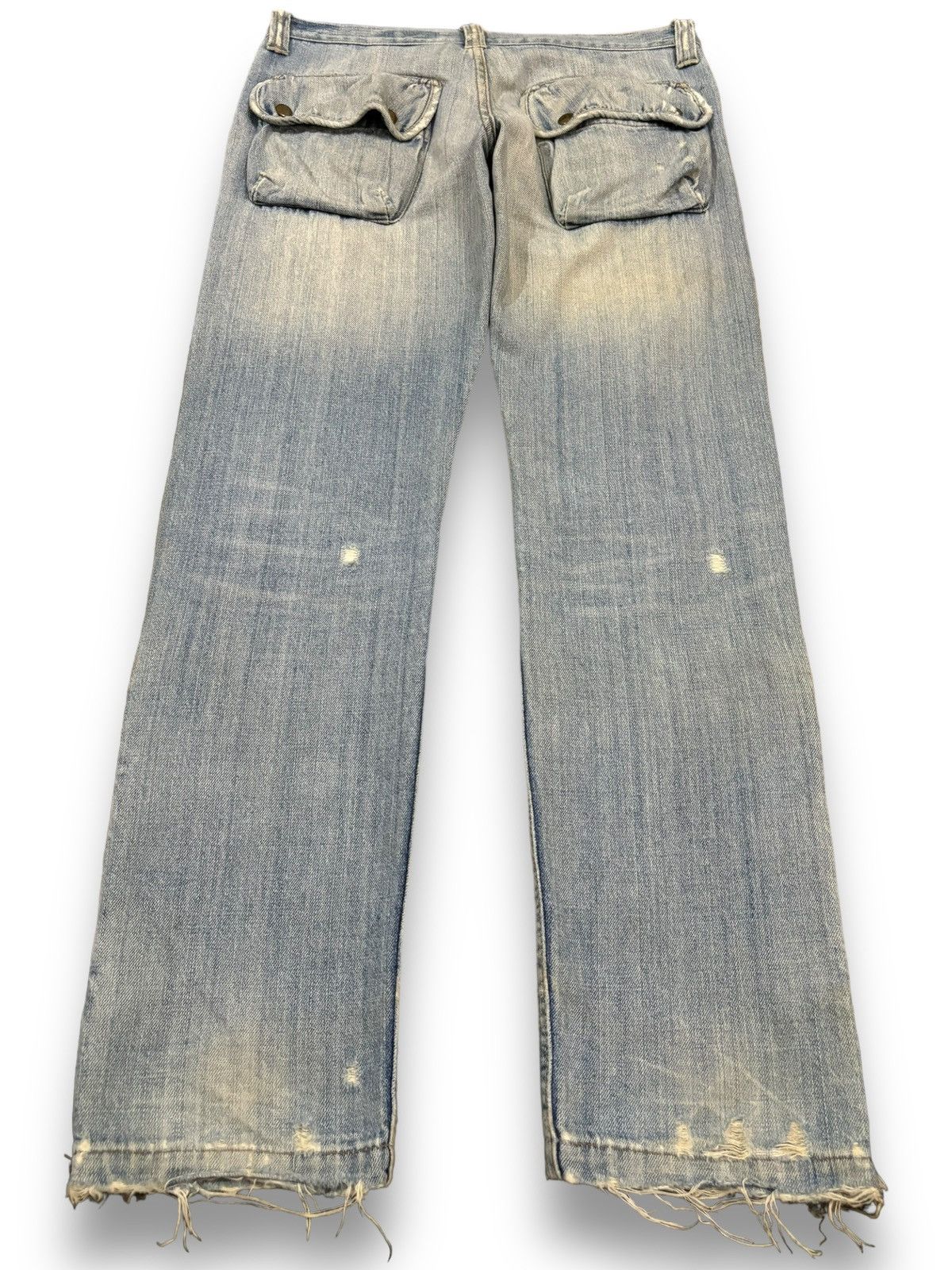 KMRii Vintage Kiliwatch Mud Wash Distressed Punk Grunge Jeans Size US 32 / EU 48 - 2 Thumbnail