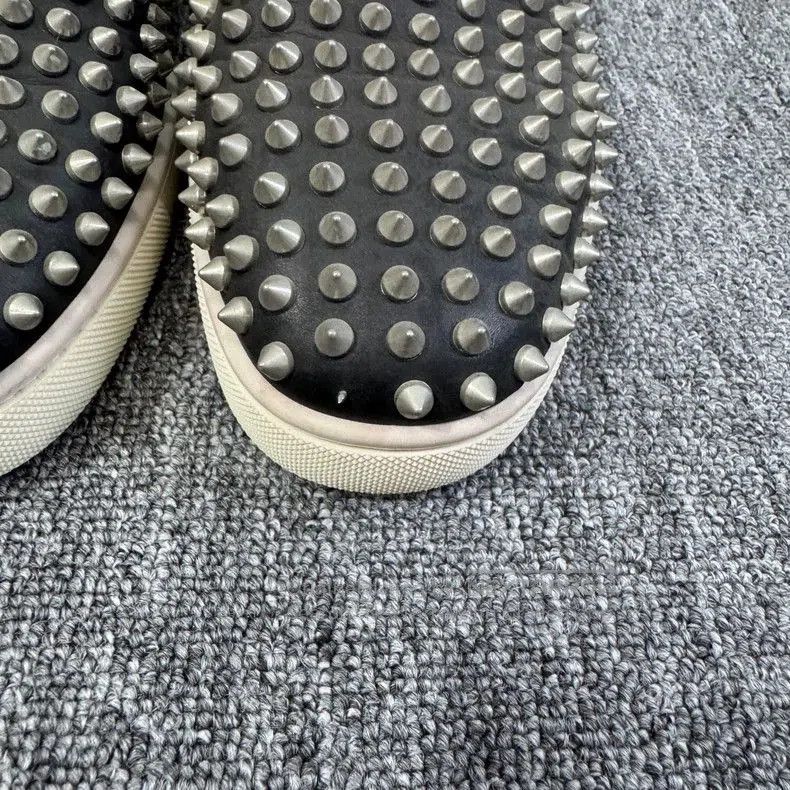 Christian Louboutin Christian Louboutin Spiked Slip-On Sneakers. Size US 10.5 / EU 43-44 - 4 Thumbnail