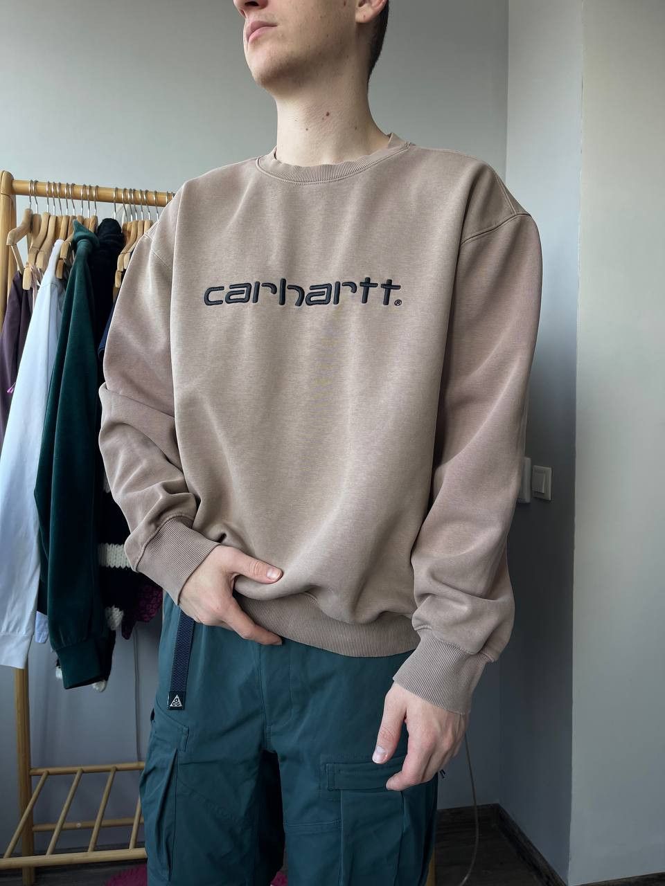 Carhartt × Streetwear × Vintage Vintage 00s Carhartt Crew Neck Sweatshirt distressed Size US XL / EU 56 / 4 - 1 Thumbnail