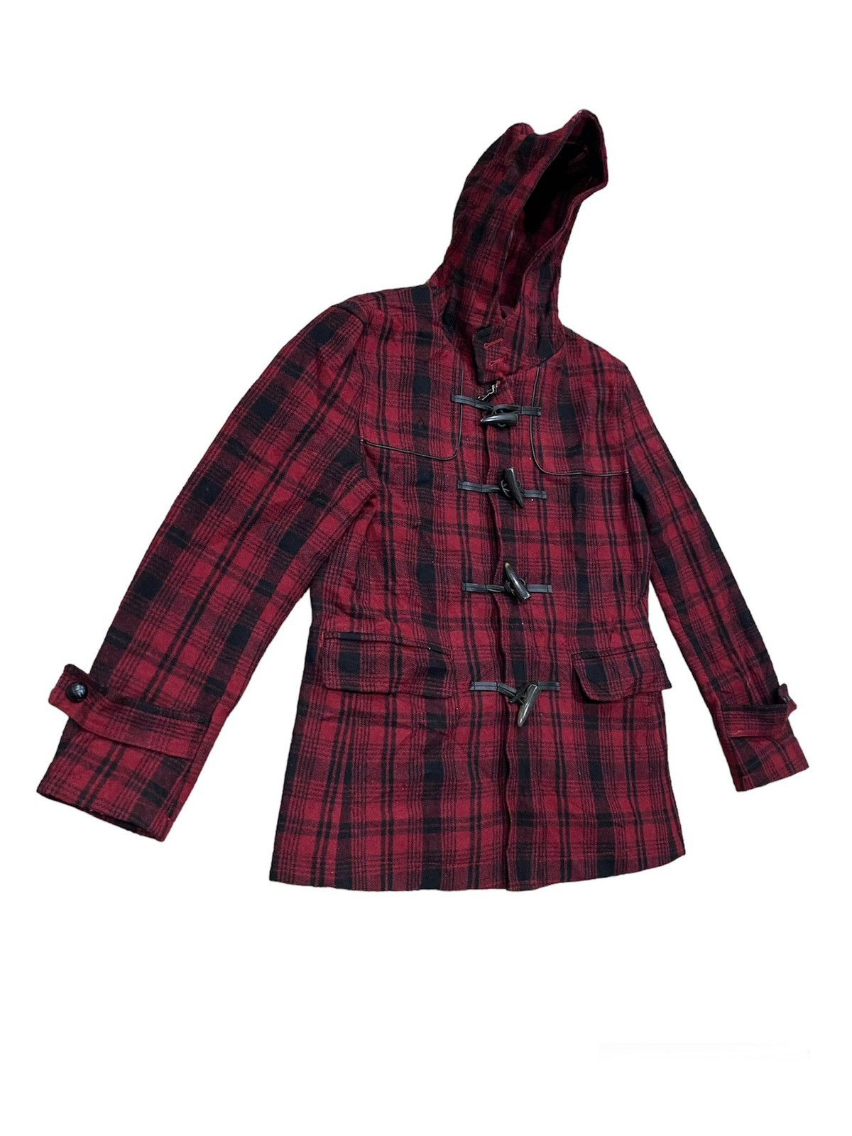 Comme Ca Ism COMME CA ISM CASUAL JACKET WITH HOODIES PLAID Size US L / EU 52-54 / 3 - 3 Thumbnail