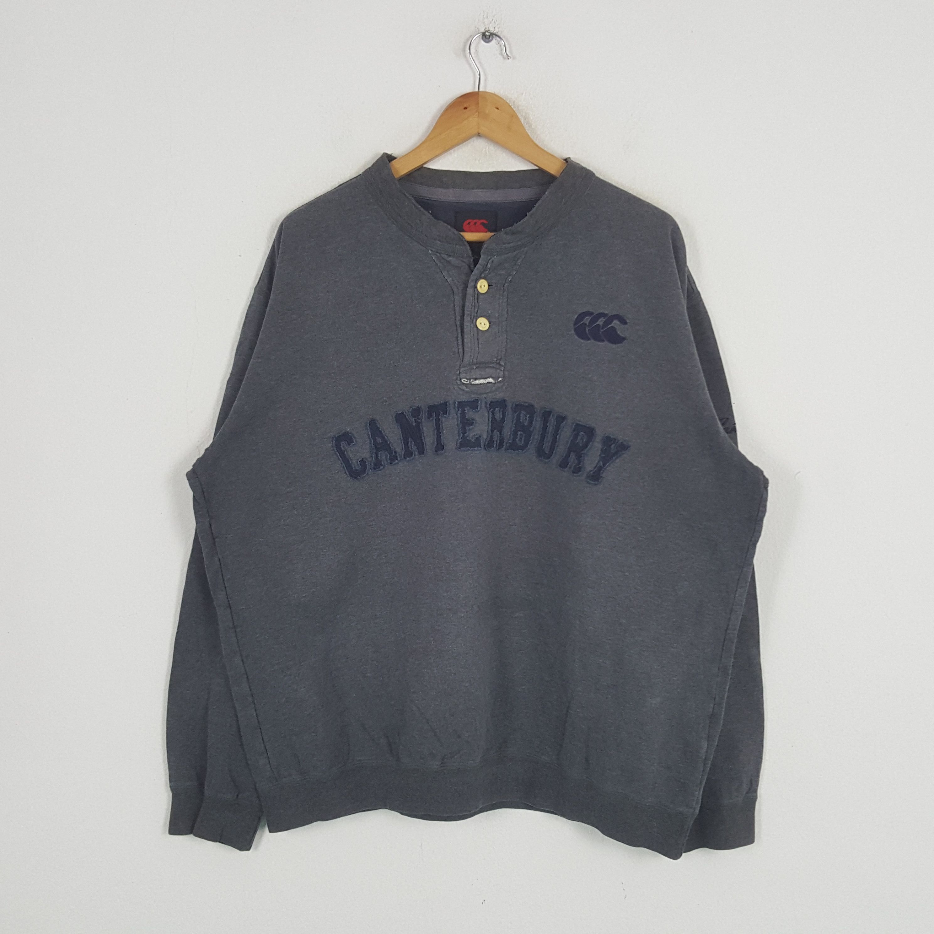 Canterbury of New Zealand × Vintage Vintage Canterbury Of New Zealand Rugby Sweatshirt C279N1 Size US XXL / EU 58 / 5 - 1 Thumbnail