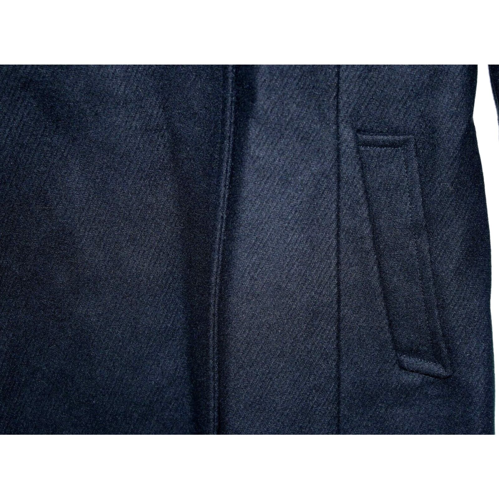 Cole Haan VINTAGE Cole Haan Signature Coat Wool Blend Black SZ 12 Active Women Snaps High Neck Mid-Length Long Sleeve Size XL / US 12-14 / IT 48-50 - 5 Thumbnail