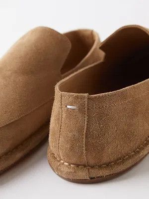 Maison Margiela o1y1124 Suede Loafers In Beige Size US 10 / EU 43 - 4 Thumbnail