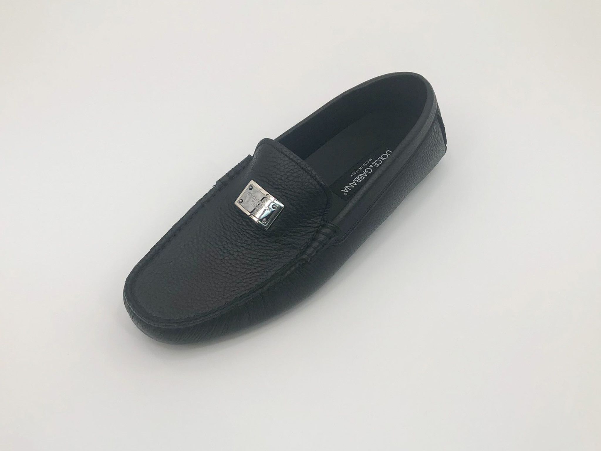 Dolce & Gabbana Dolce & Gabbana Logo Plaque Almond Toe Loafer Size US 8 / EU 41 - 2 Thumbnail