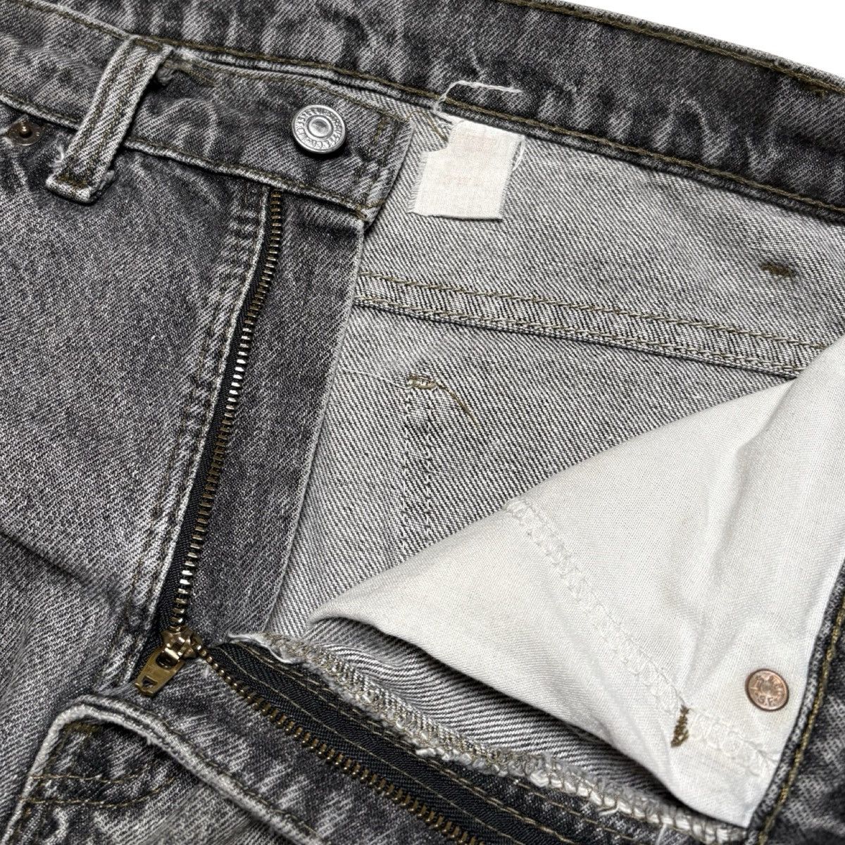 Levi's Levi 517 Faded Black Denim Jeans Vintage 60s 32 Chrome Donor Size US 32 / EU 48 - 6 Thumbnail