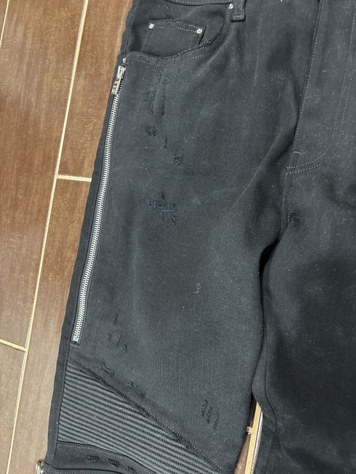 Amiri LIGHT WEAR Amiri MX2 Jeans Black Distressed Size 38 Size US 38 / EU 54 - 4 Thumbnail