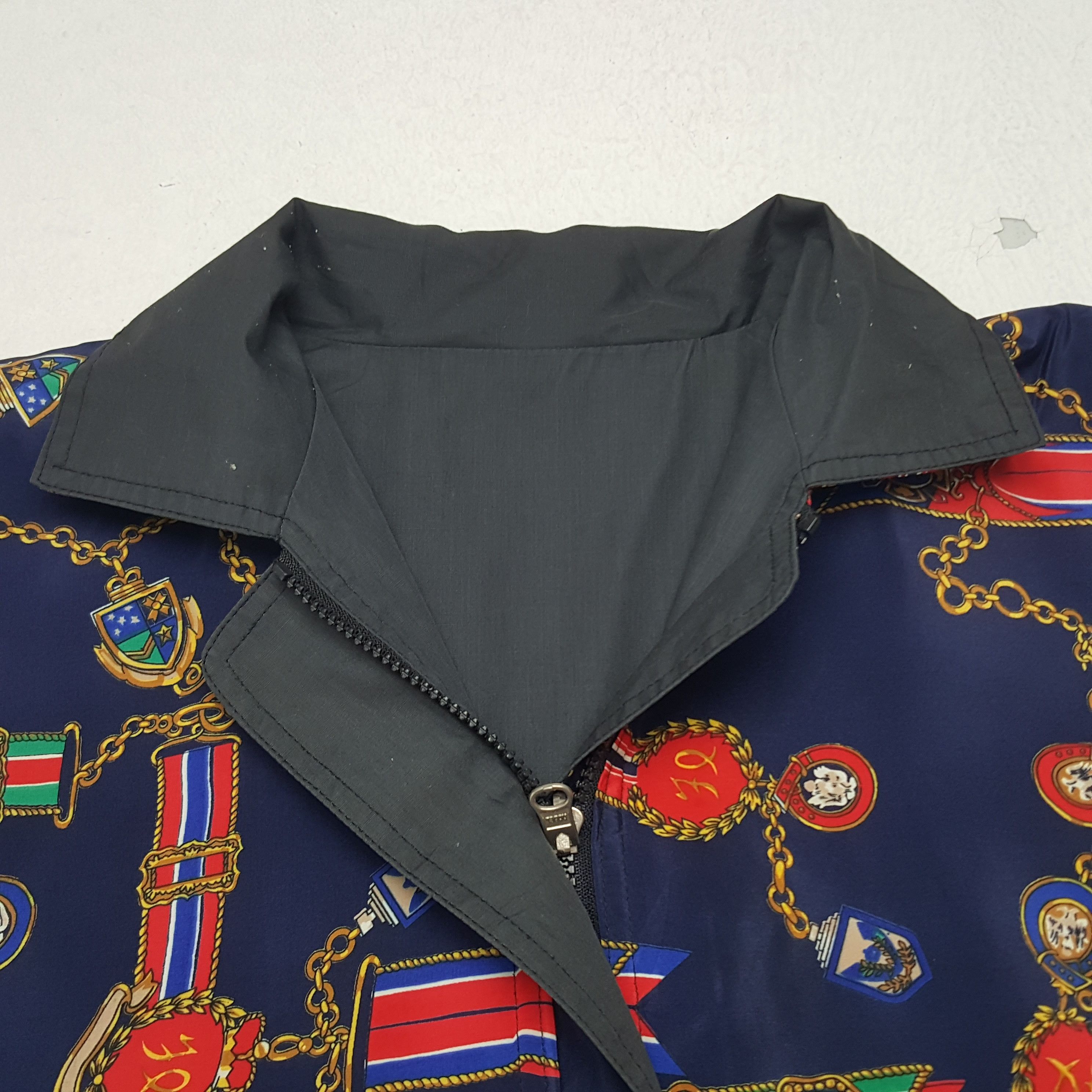 Designer × Vintage Vintage Designer Reversible Bomber Jacket Size L / US 10 / IT 46 - 6 Thumbnail
