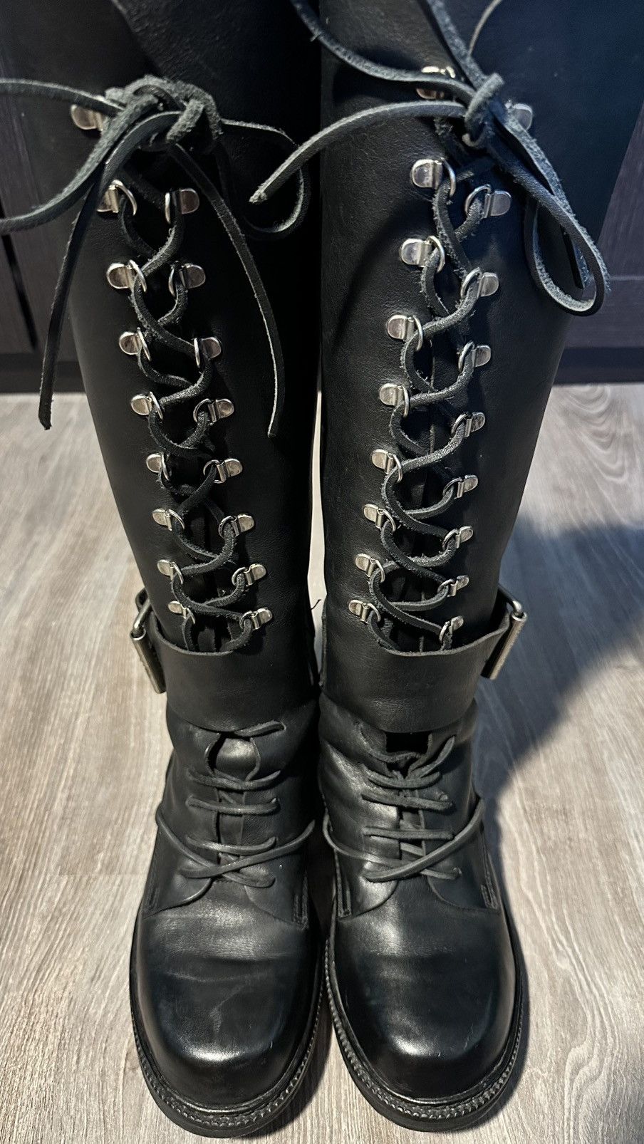 Dirk Bikkembergs Dirk Bikkemberg 90s Steel Hell Boots-ICONIC ARCHIVE GRAIL Size US 9 / EU 42 - 7 Thumbnail