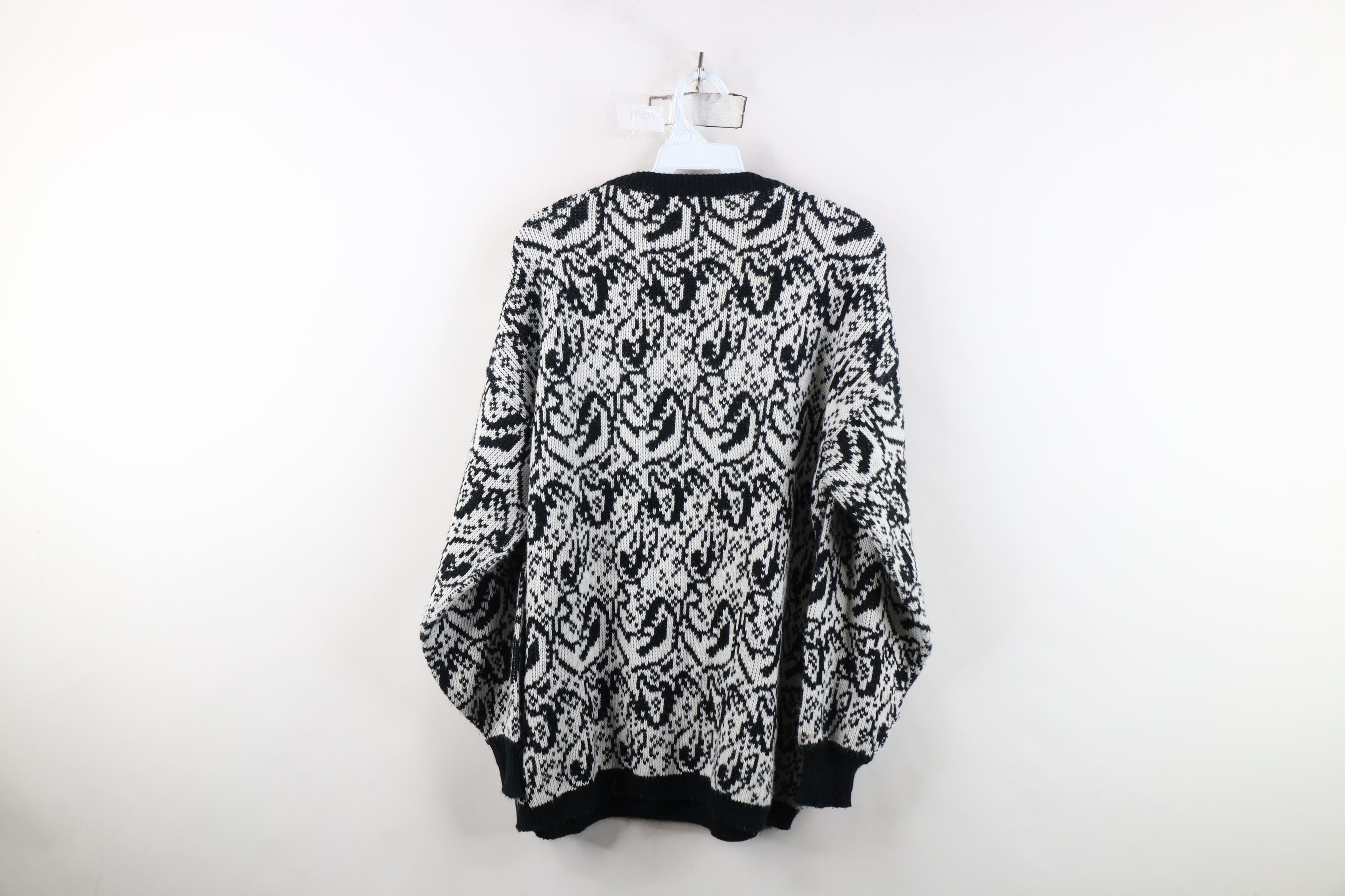 Vintage Vintage 90s Streetwear Paisley All Over Print Knit Sweater Size M / US 6-8 / IT 42-44 - 8 Thumbnail