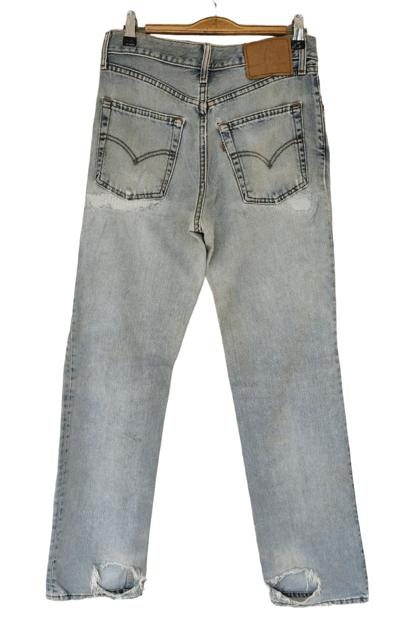 Levi's Vintage Levi's Distressed Denim Size US 30 / EU 46 - 2 Thumbnail