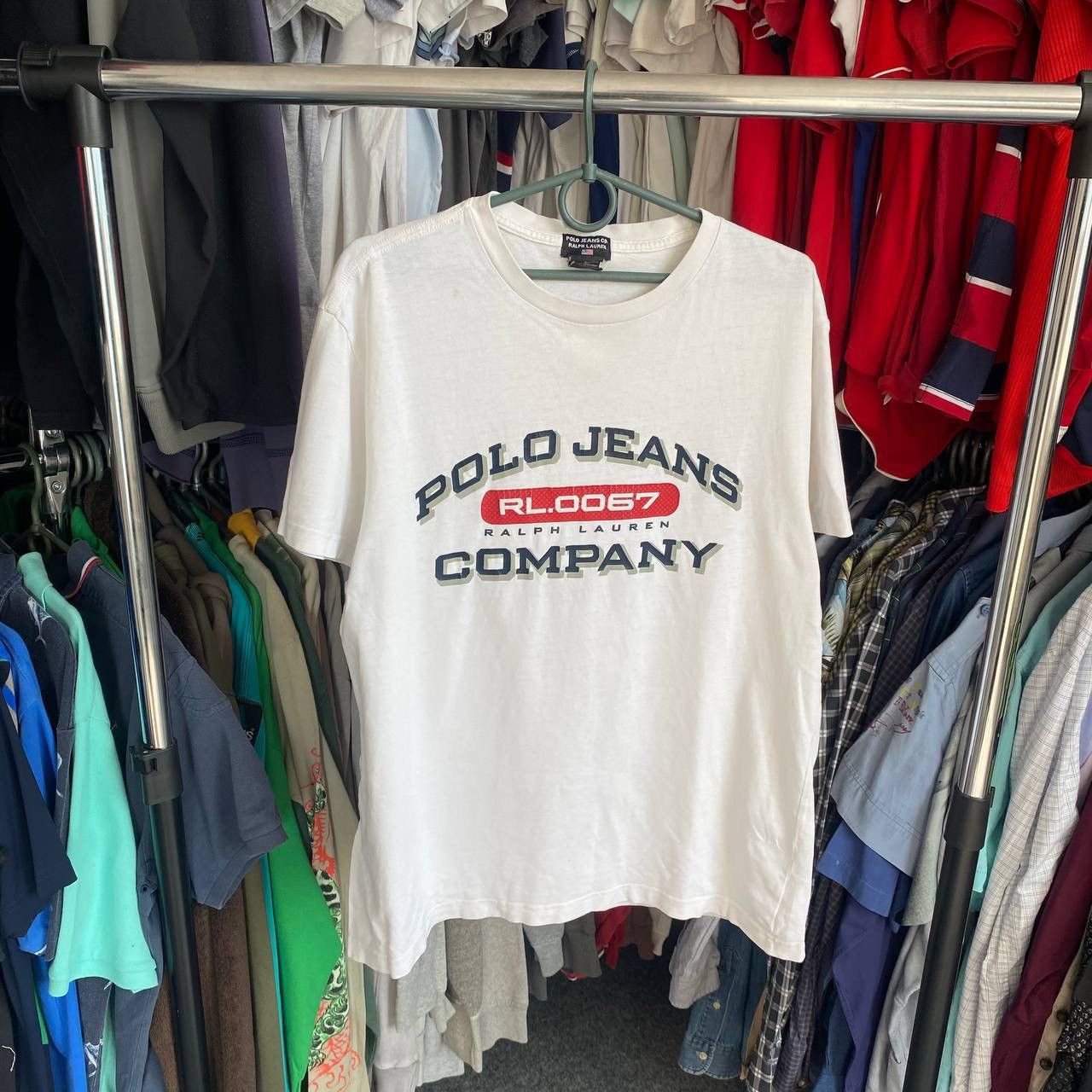 Polo Ralph Lauren × Vintage Vintage Polo Ralph Lauren Big Logo Streetwear y2k tee Size US L / EU 52-54 / 3 - 1 Thumbnail