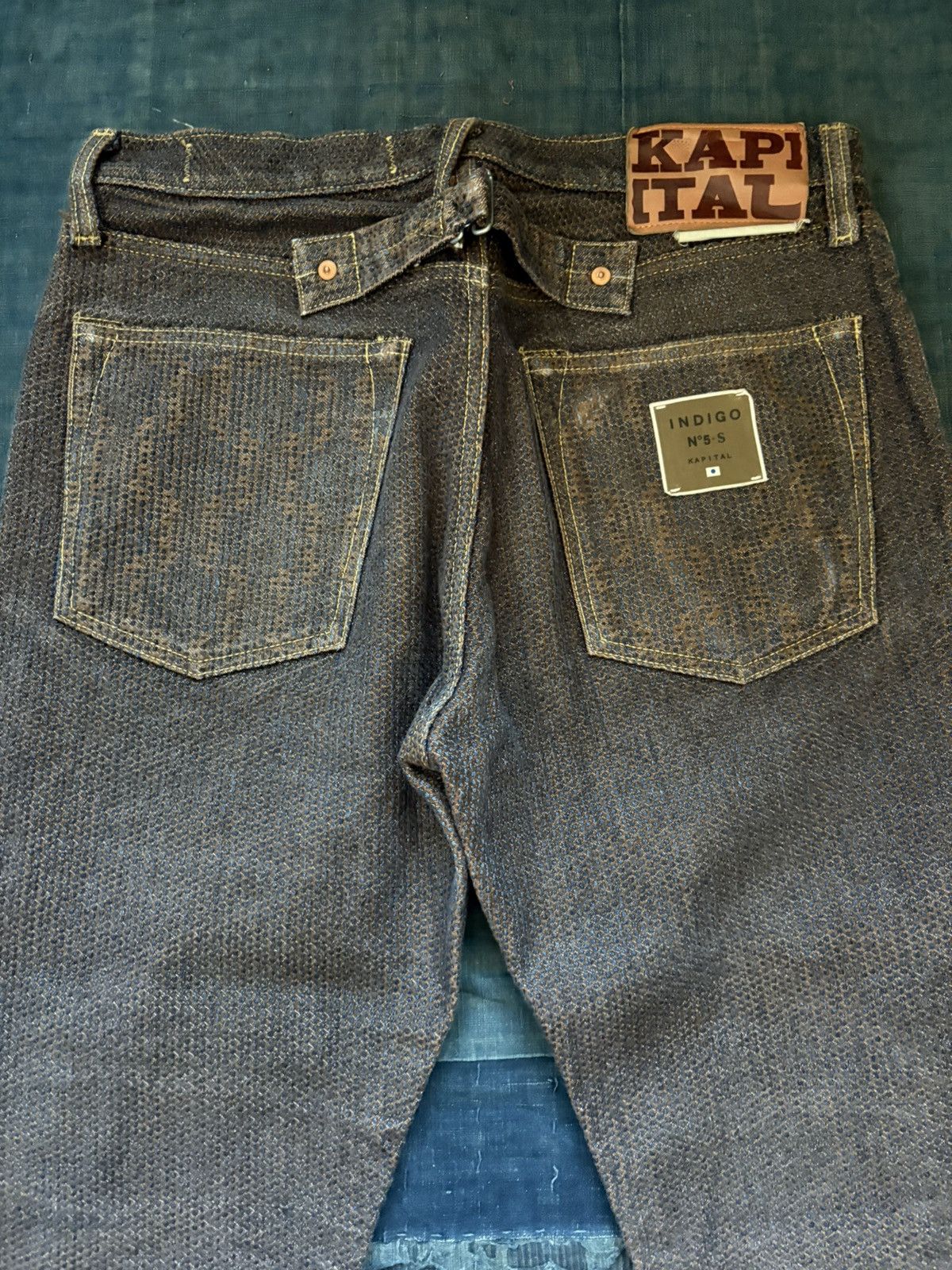 Kapital Kountry Kapital Century Denim no. 5 monkey Cisco Size US 32 / EU 48 - 6 Thumbnail