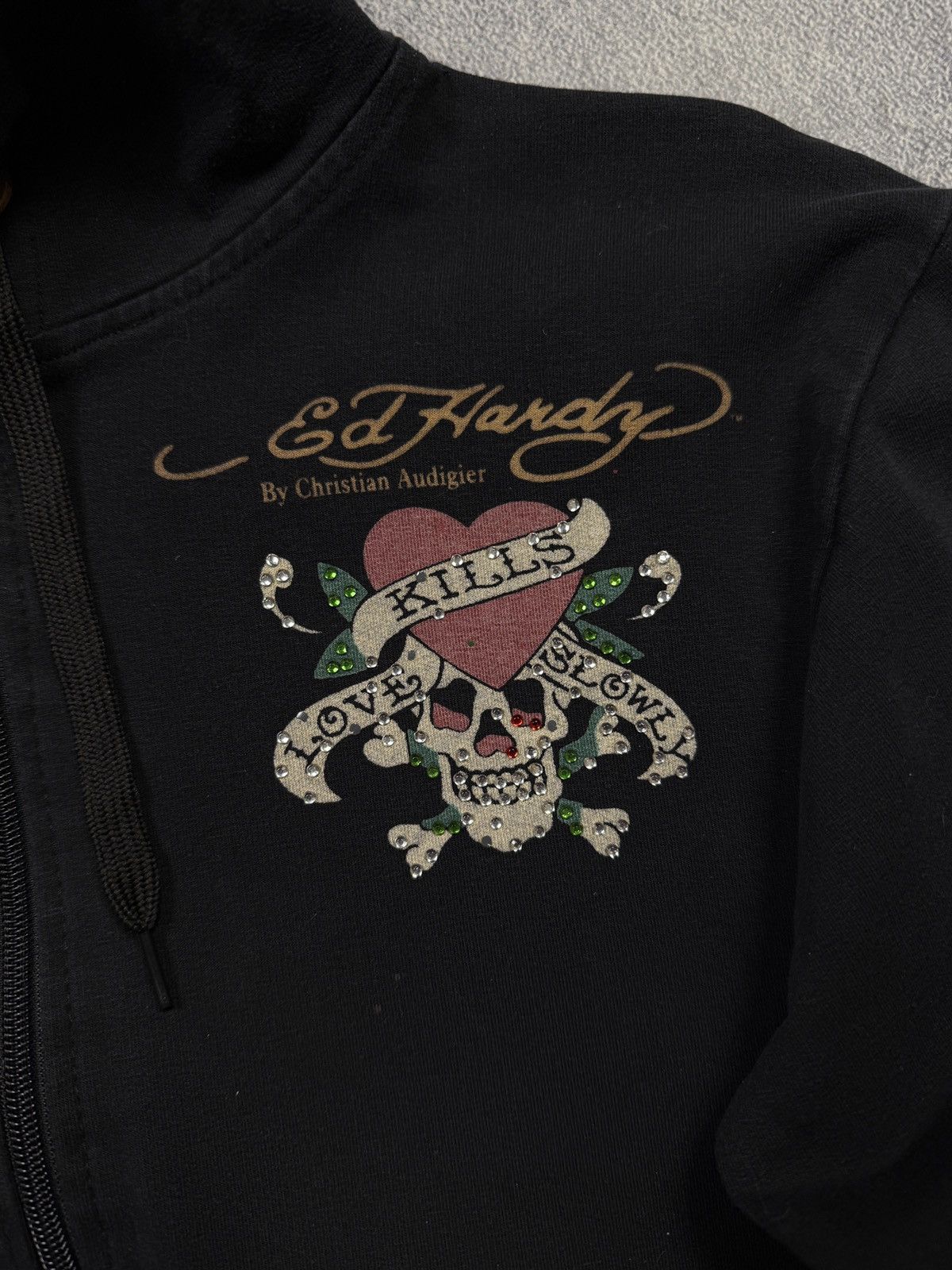 Ed Hardy Vintage Ed Hardy Hoodie Big Logo Size US S / EU 44-46 / 1 - 9 Thumbnail