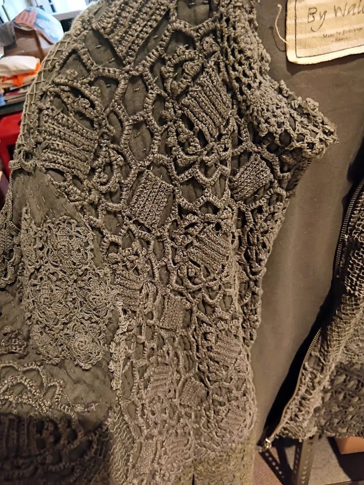 By Walid By Walid green zip up jacket with embroidery patchwork Size US M / EU 48-50 / 2 - 6 Thumbnail