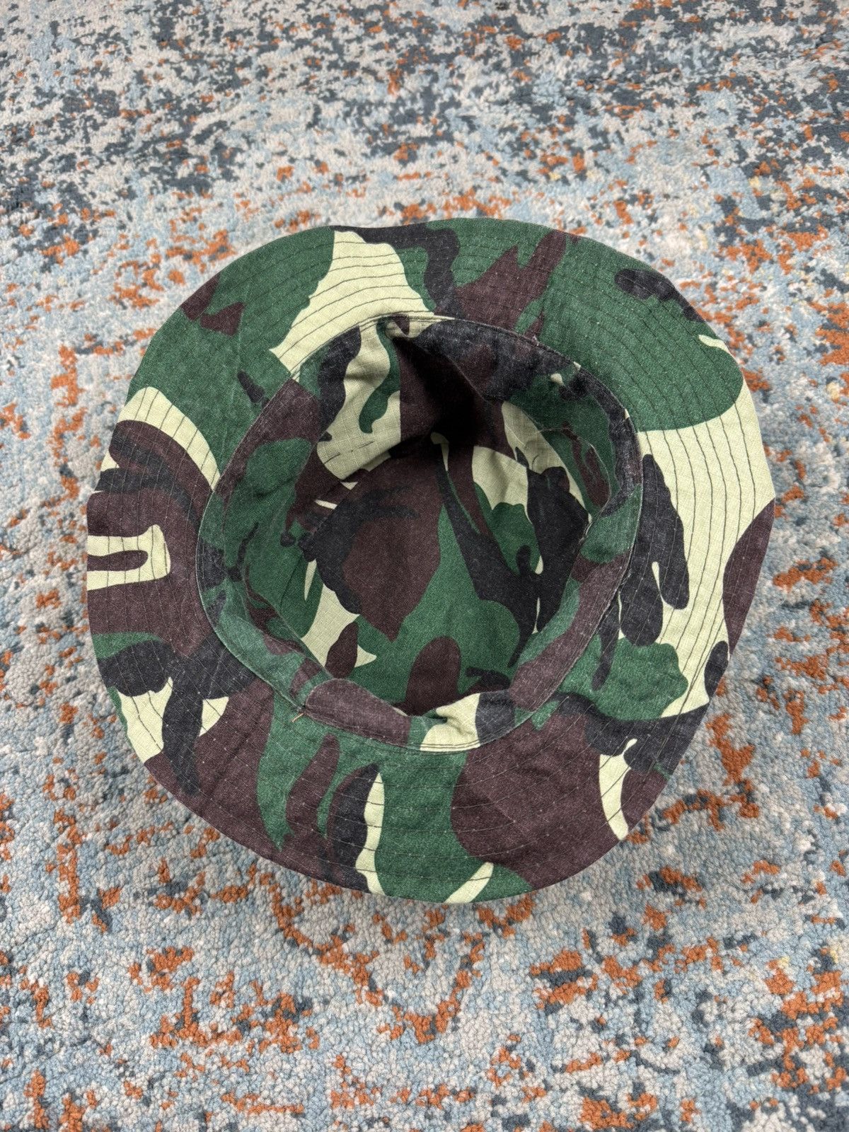 Vintage Vintage 90s British army boonie bucket hat Military camo Size ONE SIZE - 3 Thumbnail