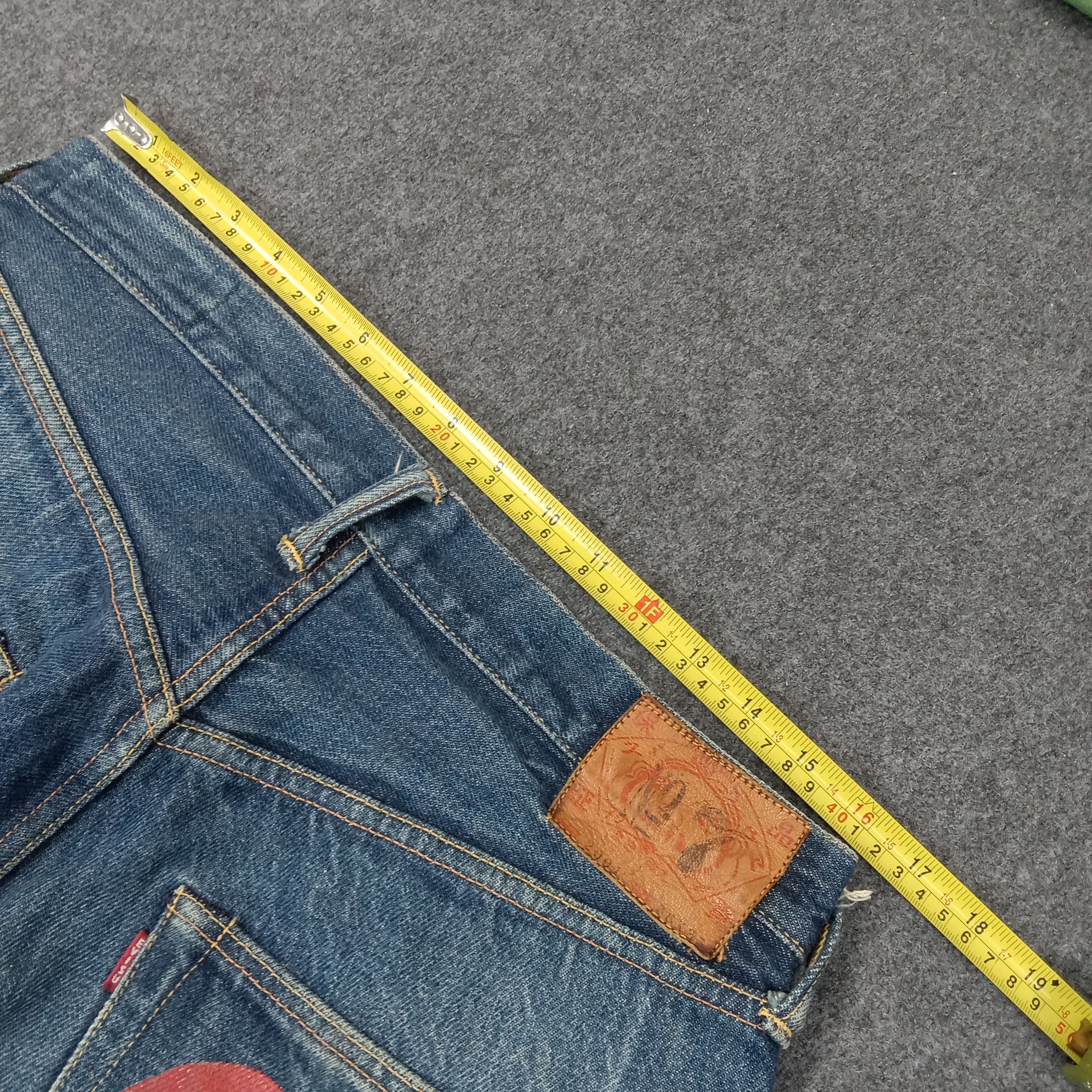 Evisu Evisu Japanese Brand Daicock Custom Art Denim Jeans C228N18 Size US 32 / EU 48 - 11 Thumbnail
