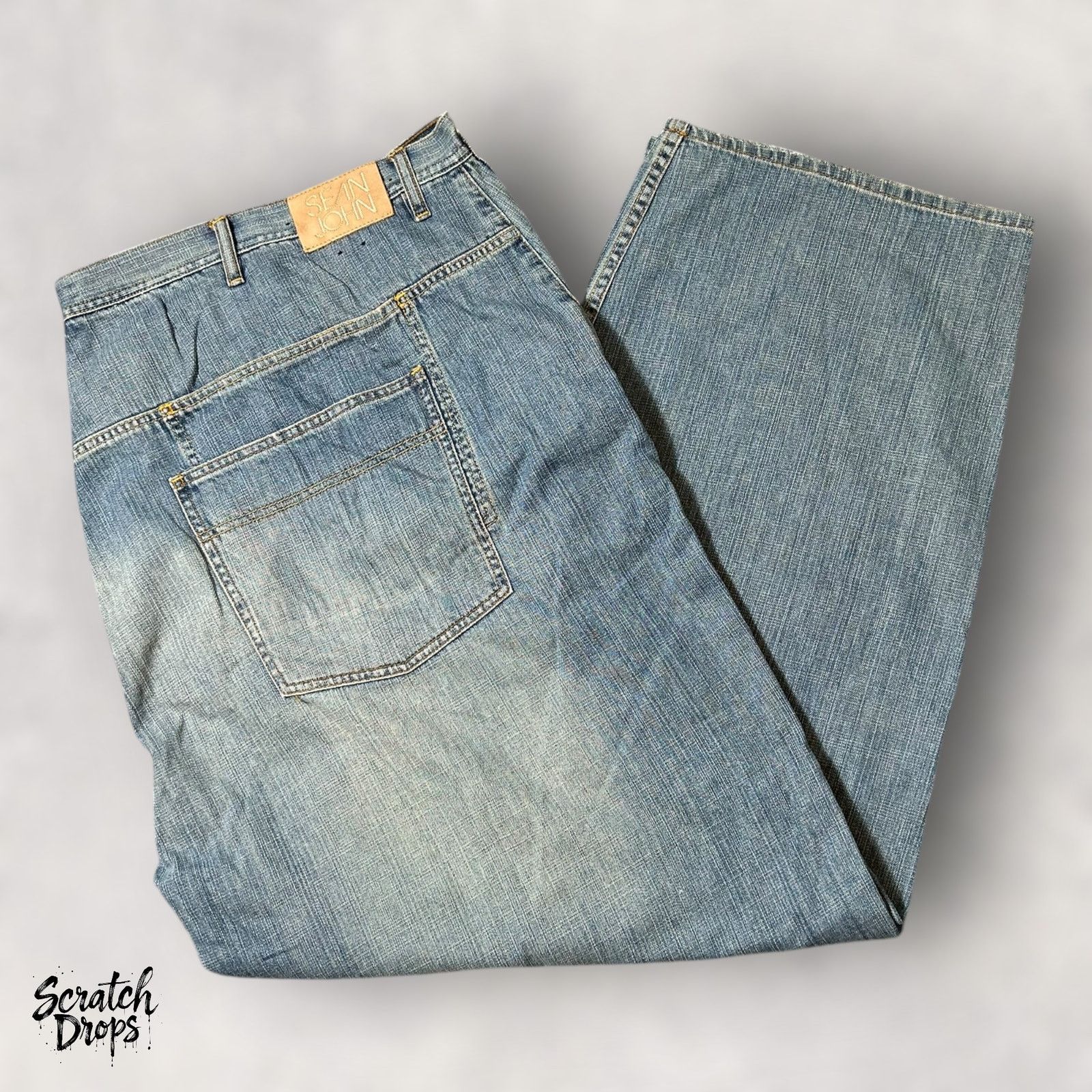 Sean John Sean John Men's Vintage Jeans W54 L32 Retro Denim Pants Big Size US 38 / EU 54 - 7 Thumbnail