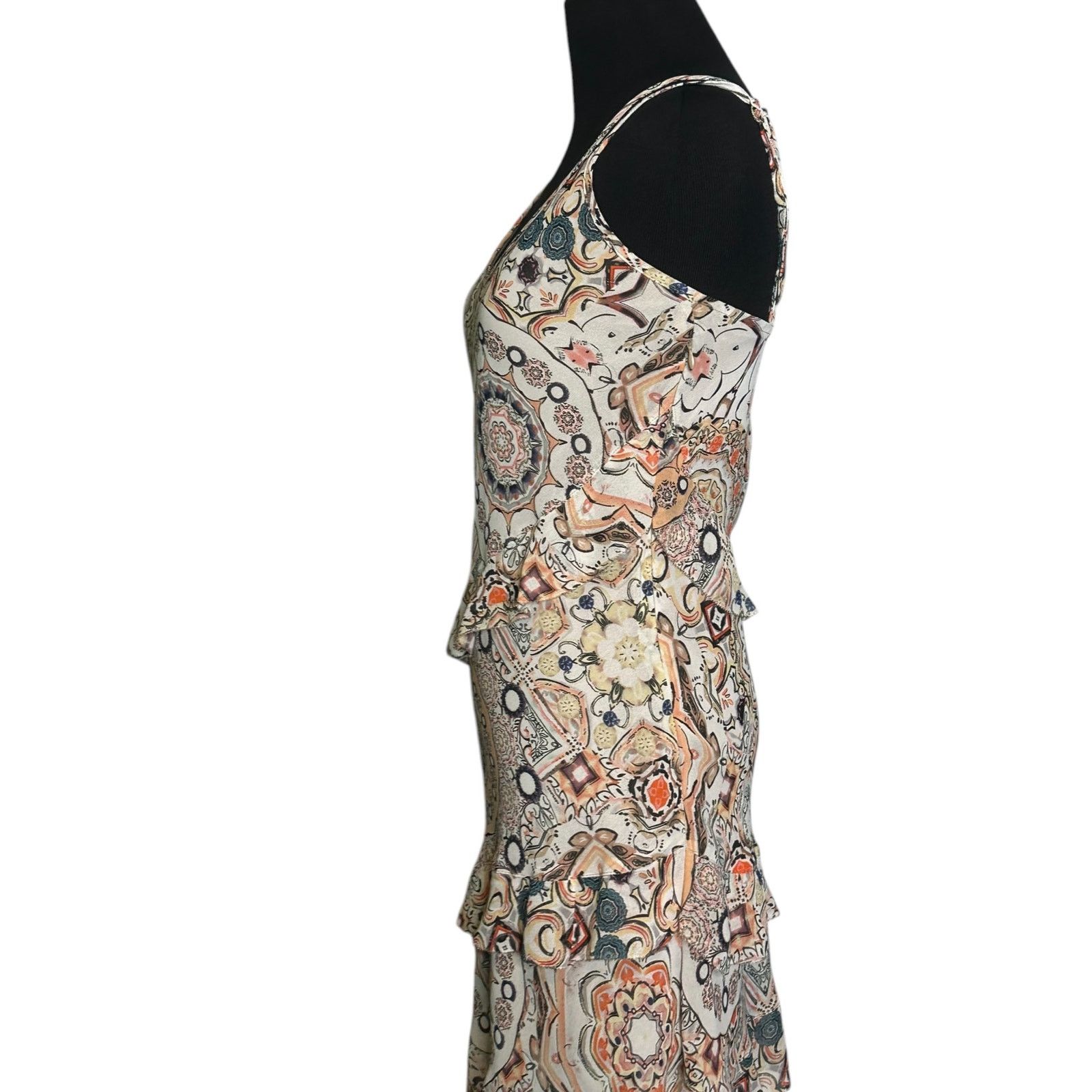 Gregory Gregory beige floral ruffled dress size 38 - Small Size S / US 4 / IT 40 - 9 Thumbnail