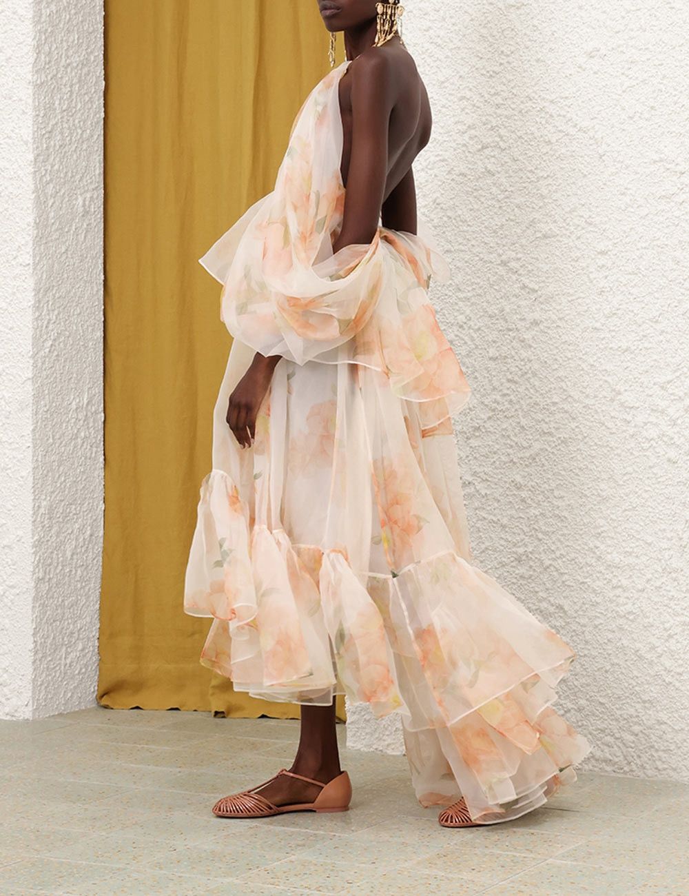 Zimmermann oc11z0525 Midi Dress in Multicolor Size XS / US 0-2 / IT 36-38 - 4 Thumbnail