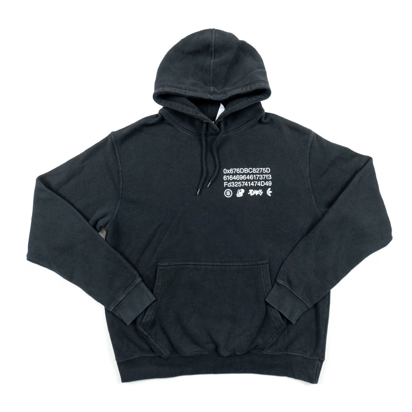 Adidas Adidas Hoodie Mens Large Black Bored Ape Yacht Club BAYC Sweater Sweatshirt Size US L / EU 52-54 / 3 - 2 Thumbnail