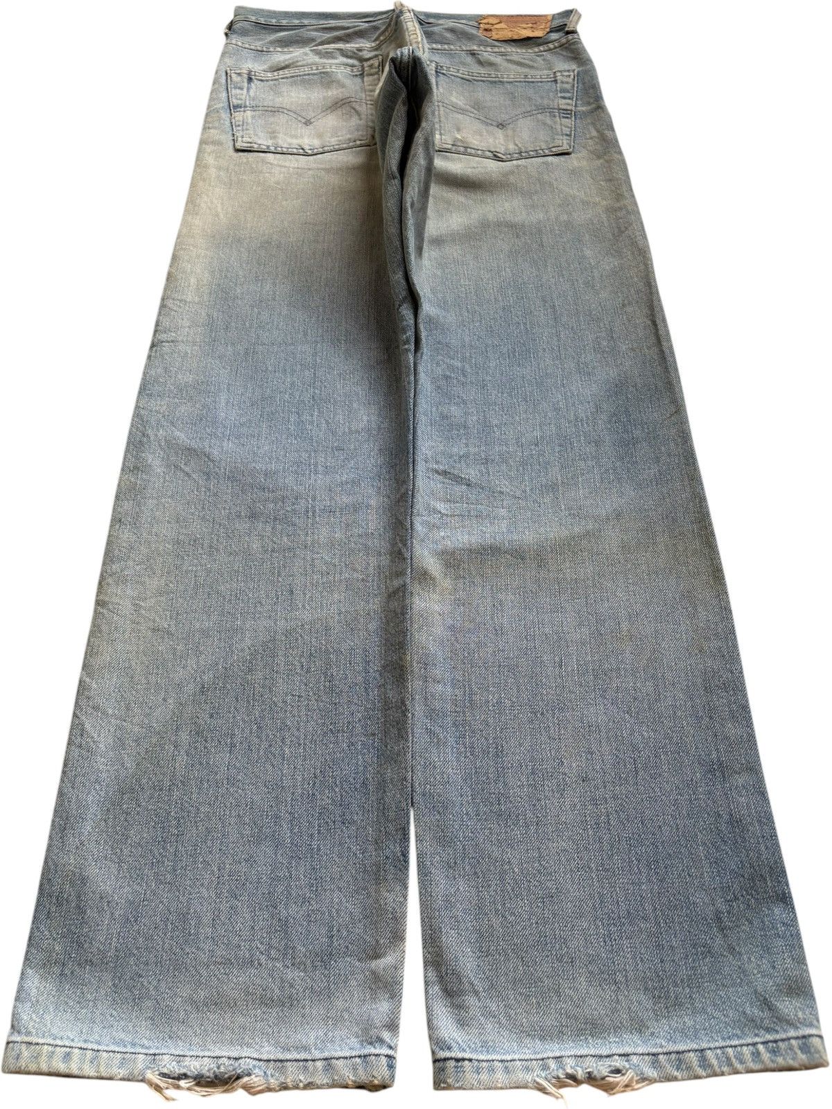 Levi's Vintage 80s Levis Selvedge Big E Mud Wash Baggy Jean Size US 31 - 3 Thumbnail