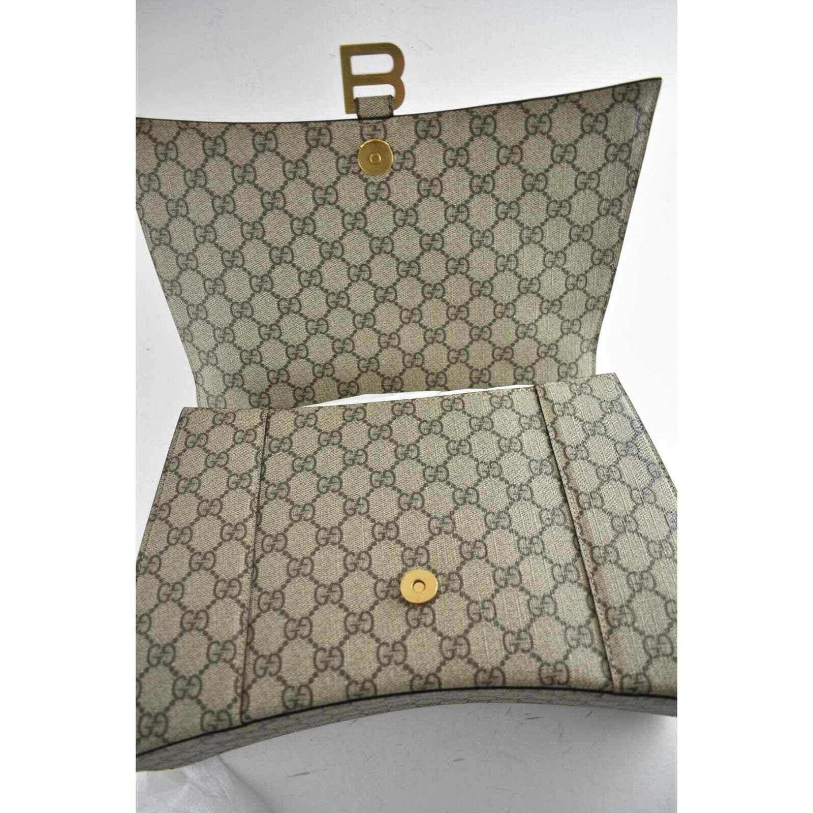 Gucci Gucci X Balenciaga Medium Hourglass Supreme Top Handle Bag Size ONE SIZE - 10 Thumbnail