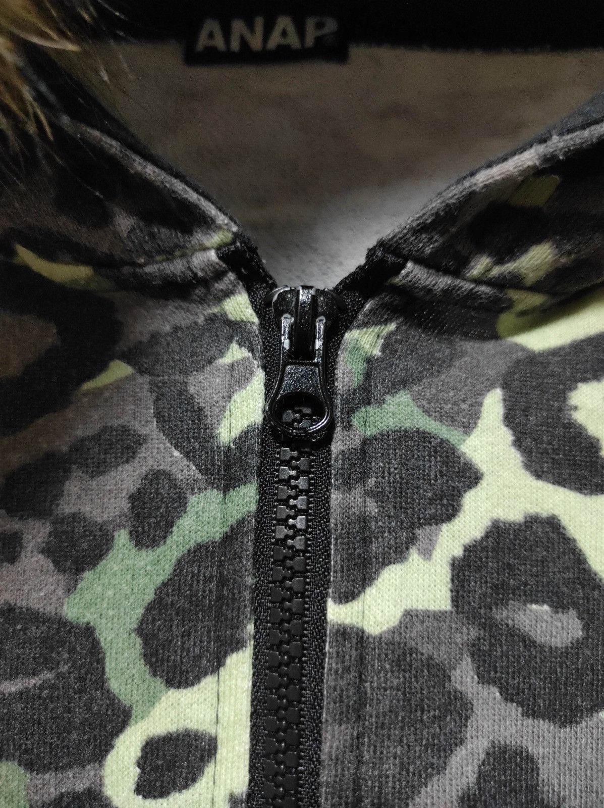 Japanese Brand Anap Leopard zip fur hoodie ifsix LGB style Size US M / EU 48-50 / 2 - 6 Thumbnail