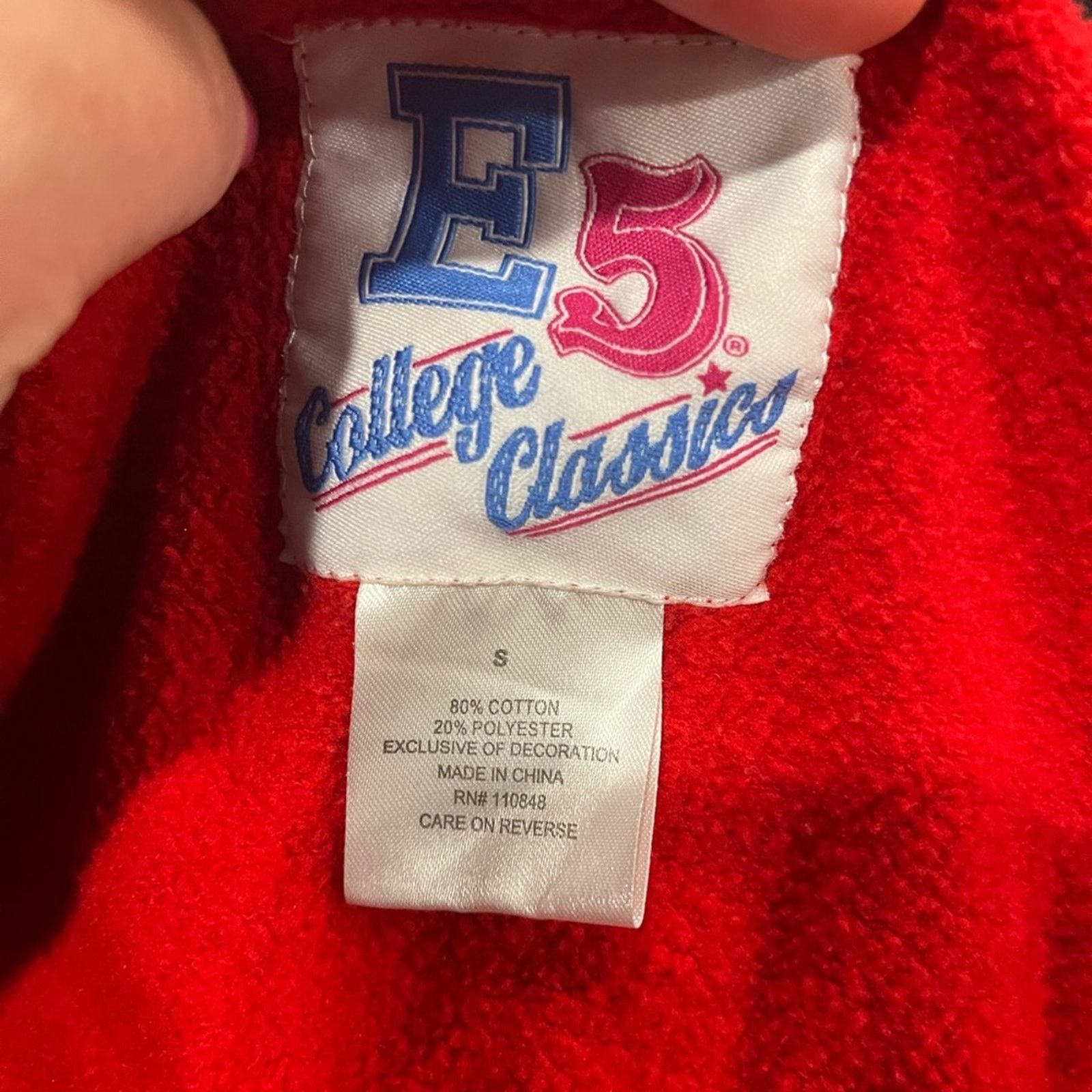 Vintage E5 College Classics Hoodie U Of L Louisville Cardinals Sz S Size S / US 4 / IT 40 - 3 Thumbnail