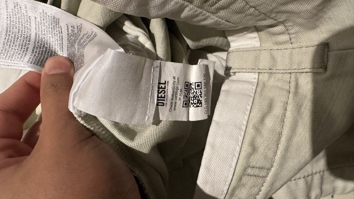 Diesel Diesel Vintage Cargo Shorts – Size 32 (Beige/Tan) Size US 32 / EU 48 - 7 Thumbnail