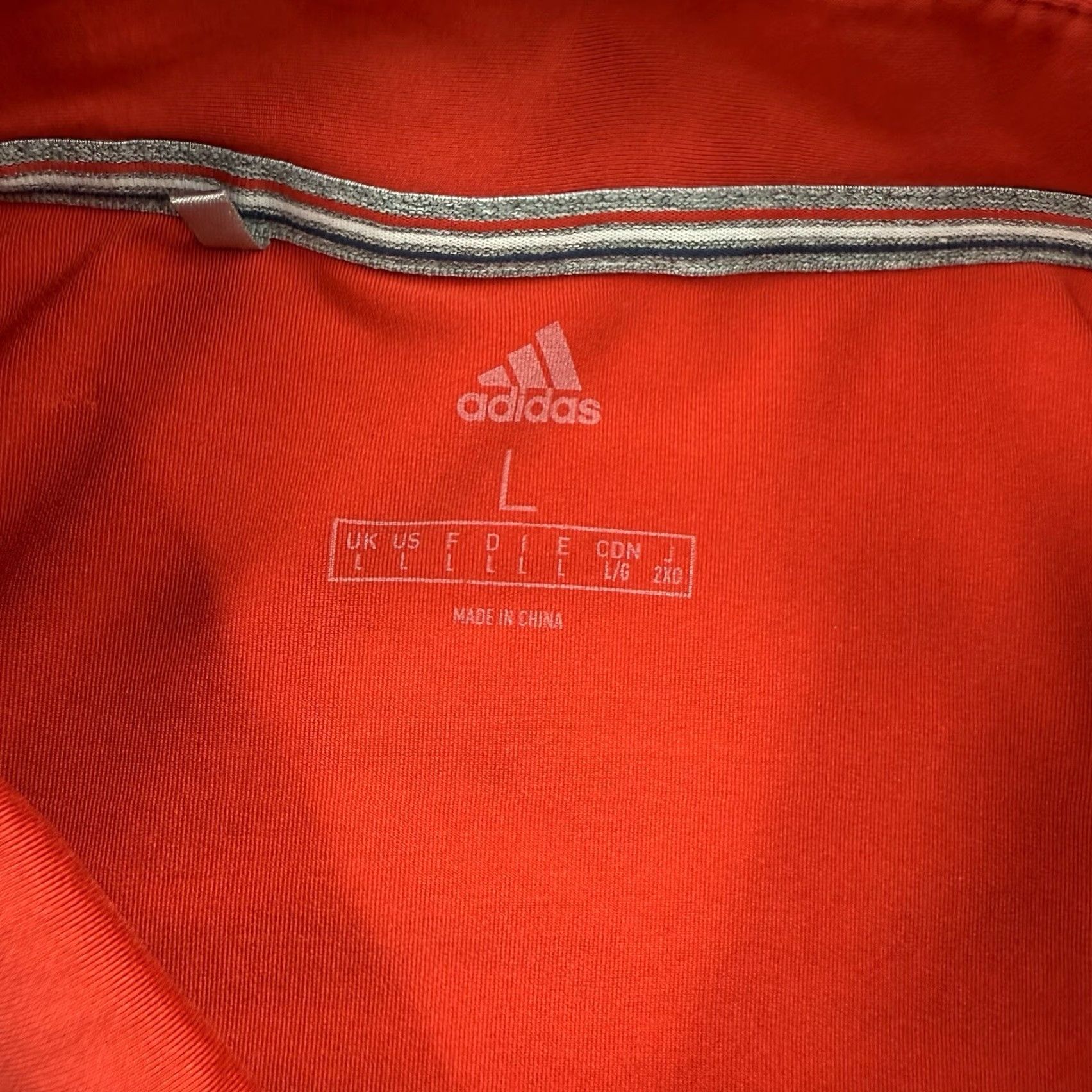 Adidas Adidas Golf Polo Shirt Men L Regular Multicolor Striped Short Sleeve Polyester Elastane USA Theme Accessories Logo Size US L / EU 52-54 / 3 - 4 Thumbnail