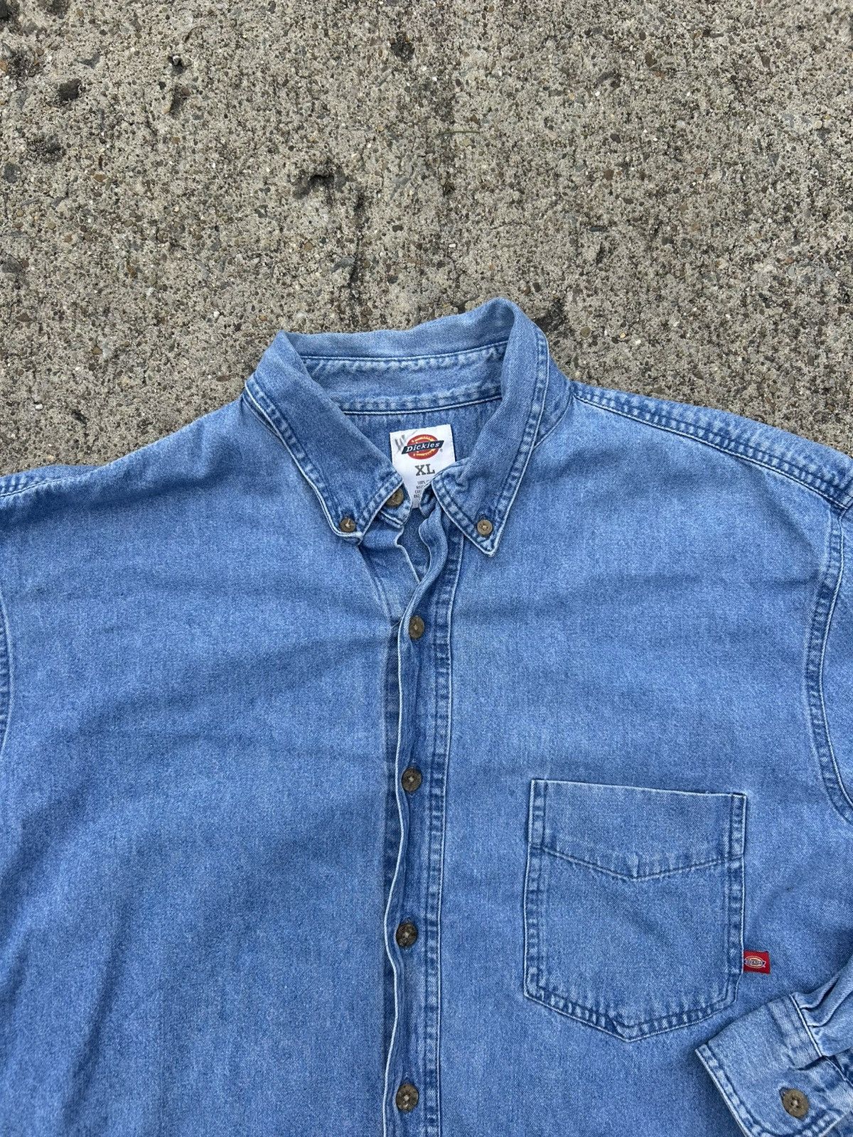 Dickies Vintage Dickies Jean Shirt Size US XL / EU 56 / 4 - 3 Thumbnail