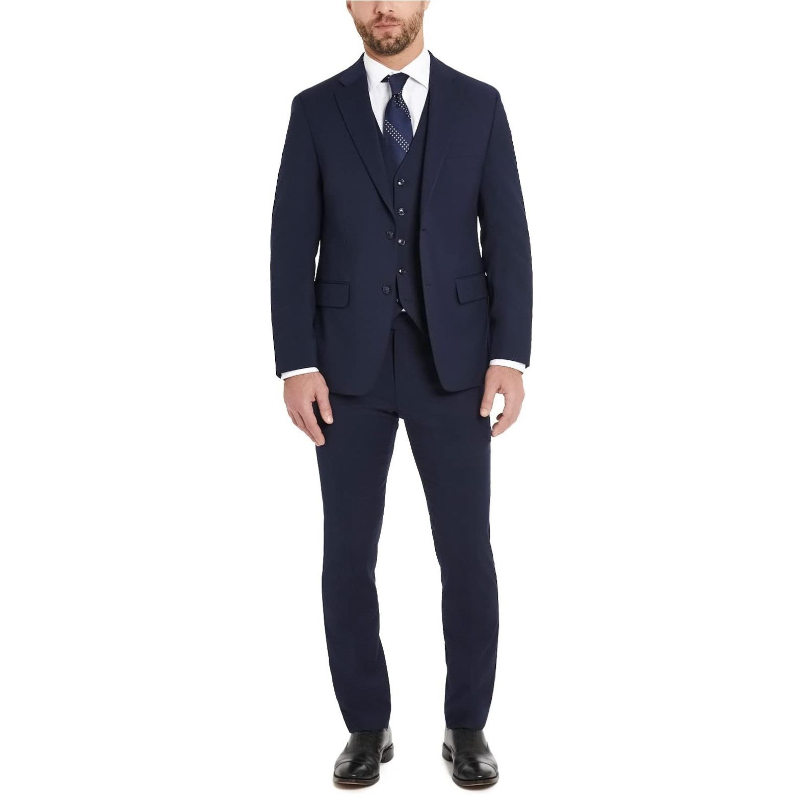 Tommy Hilfiger Tommy Hilfiger Men's Wool Modern-Fit Suit Jacket Size 38R Size 38R - 5 Thumbnail